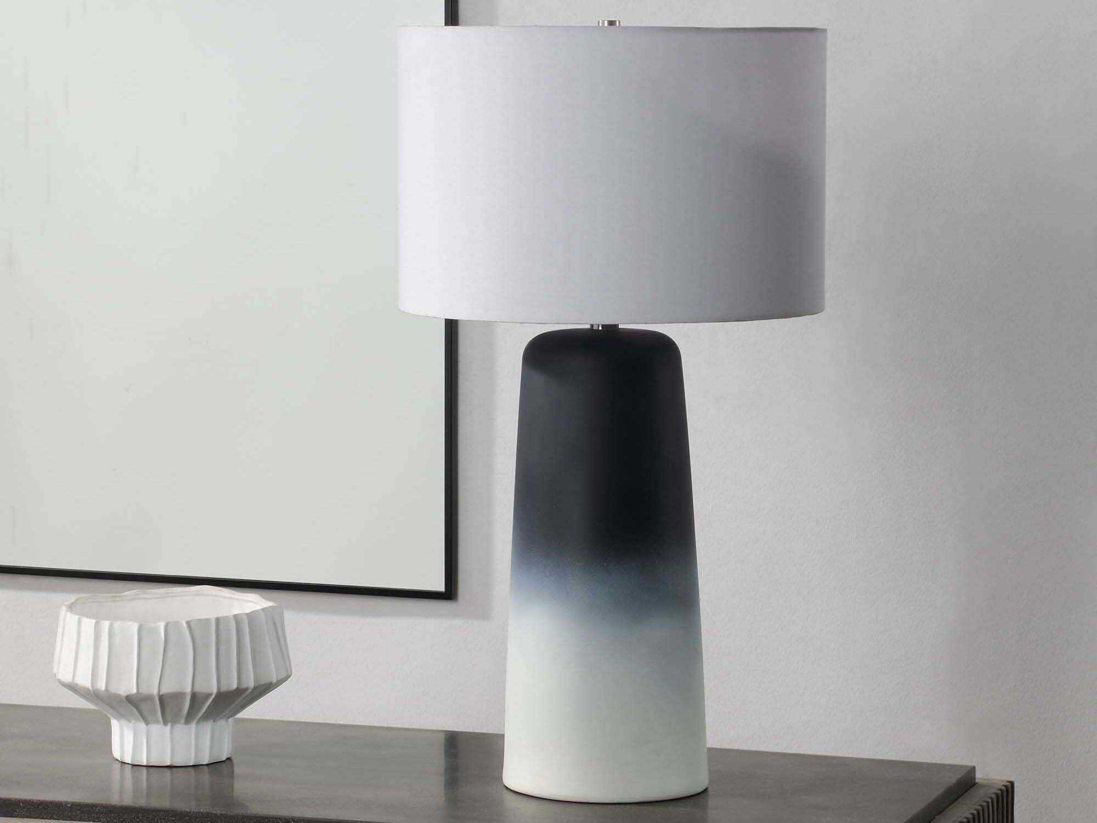 Renwil Monte Plated Brush Nickel Buffet Lamp