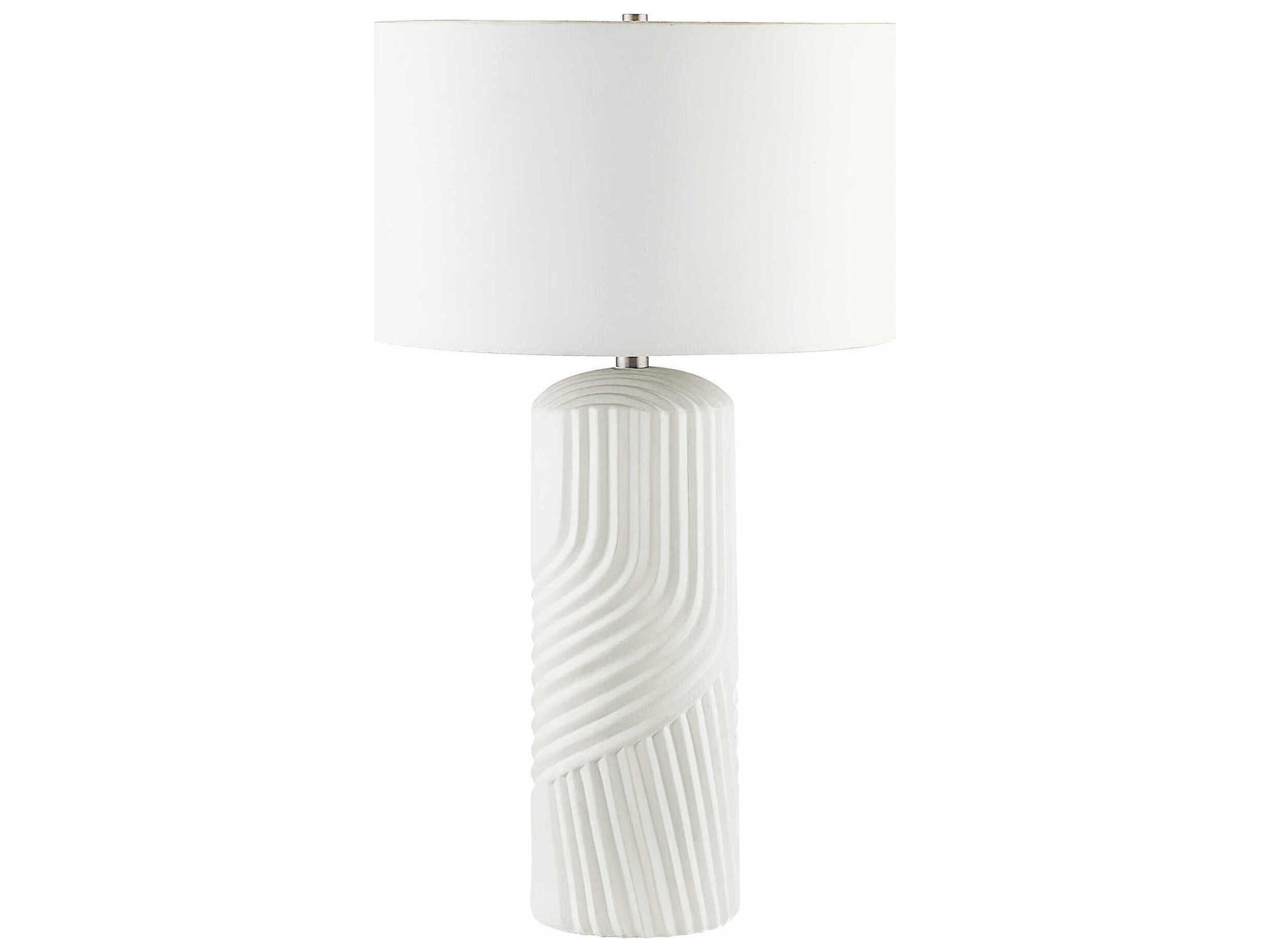Valerie White Buffet Lamp