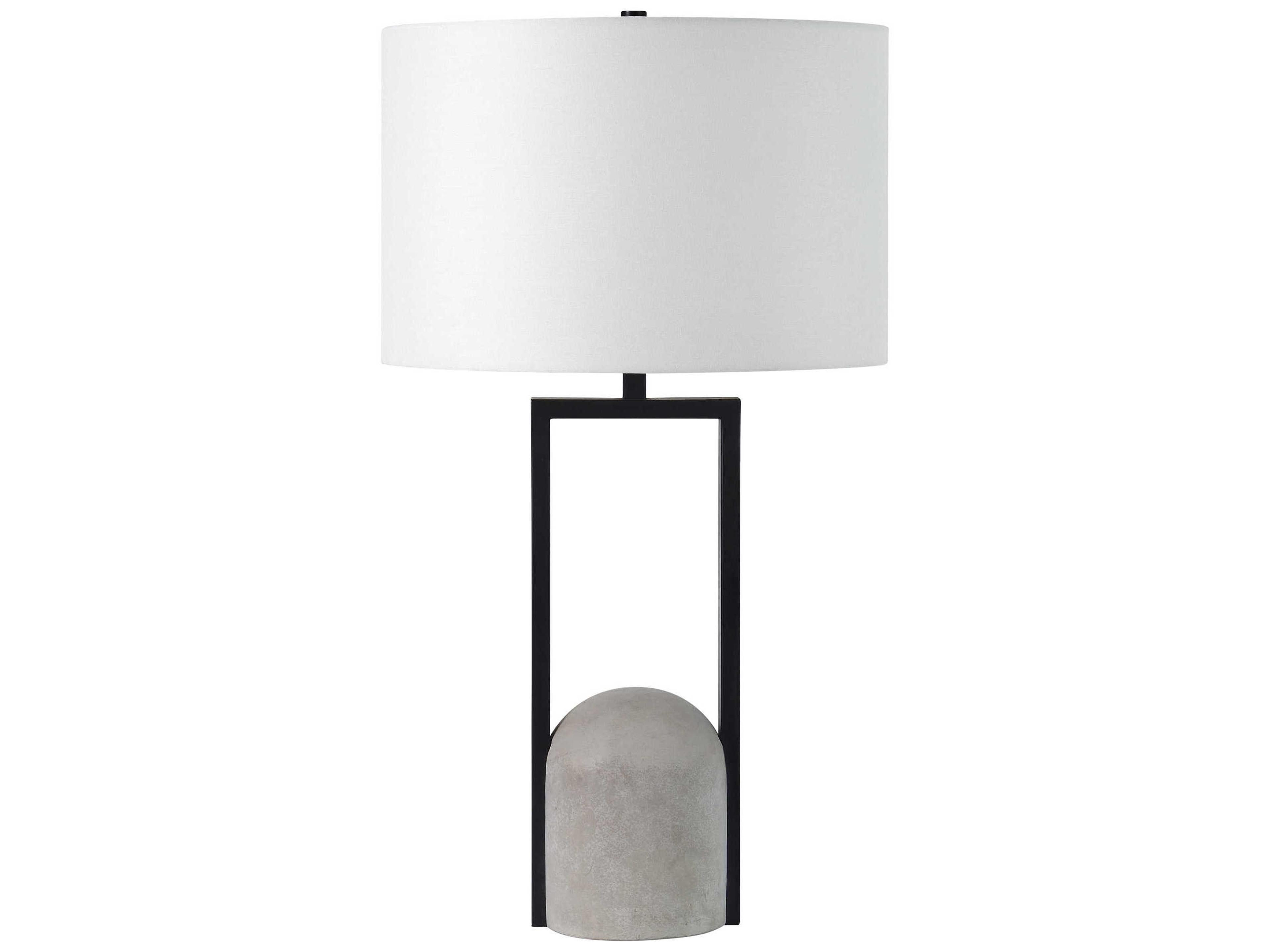 Renwil Florah Matte Black Buffet Lamp