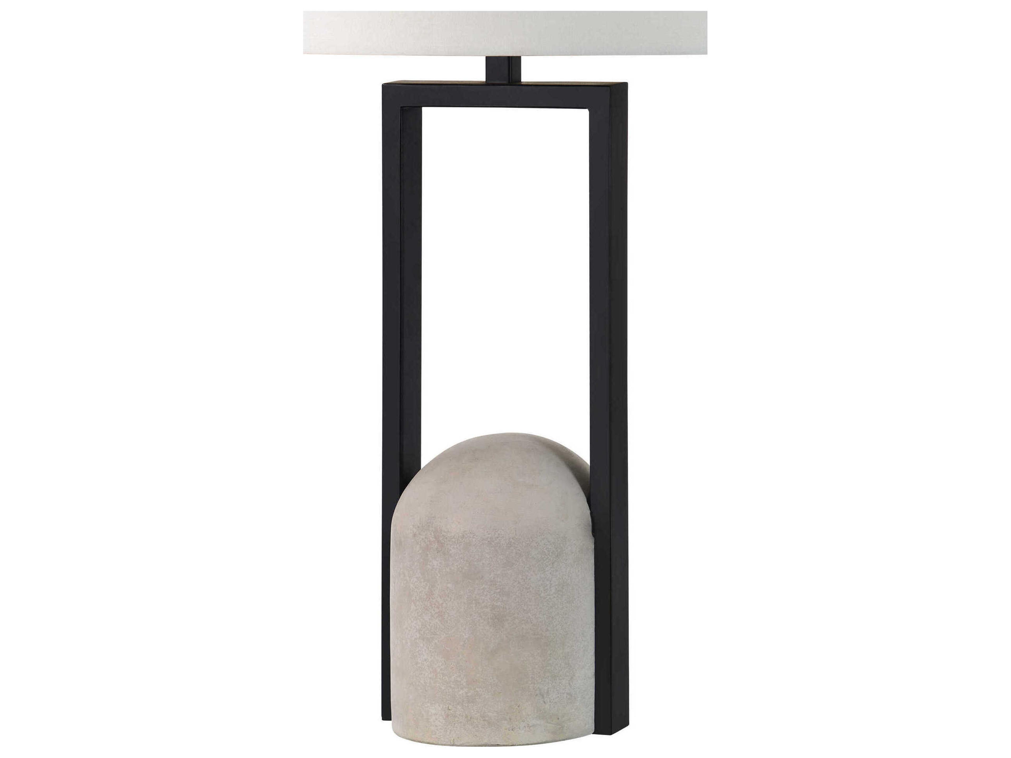 Renwil Florah Matte Black Buffet Lamp