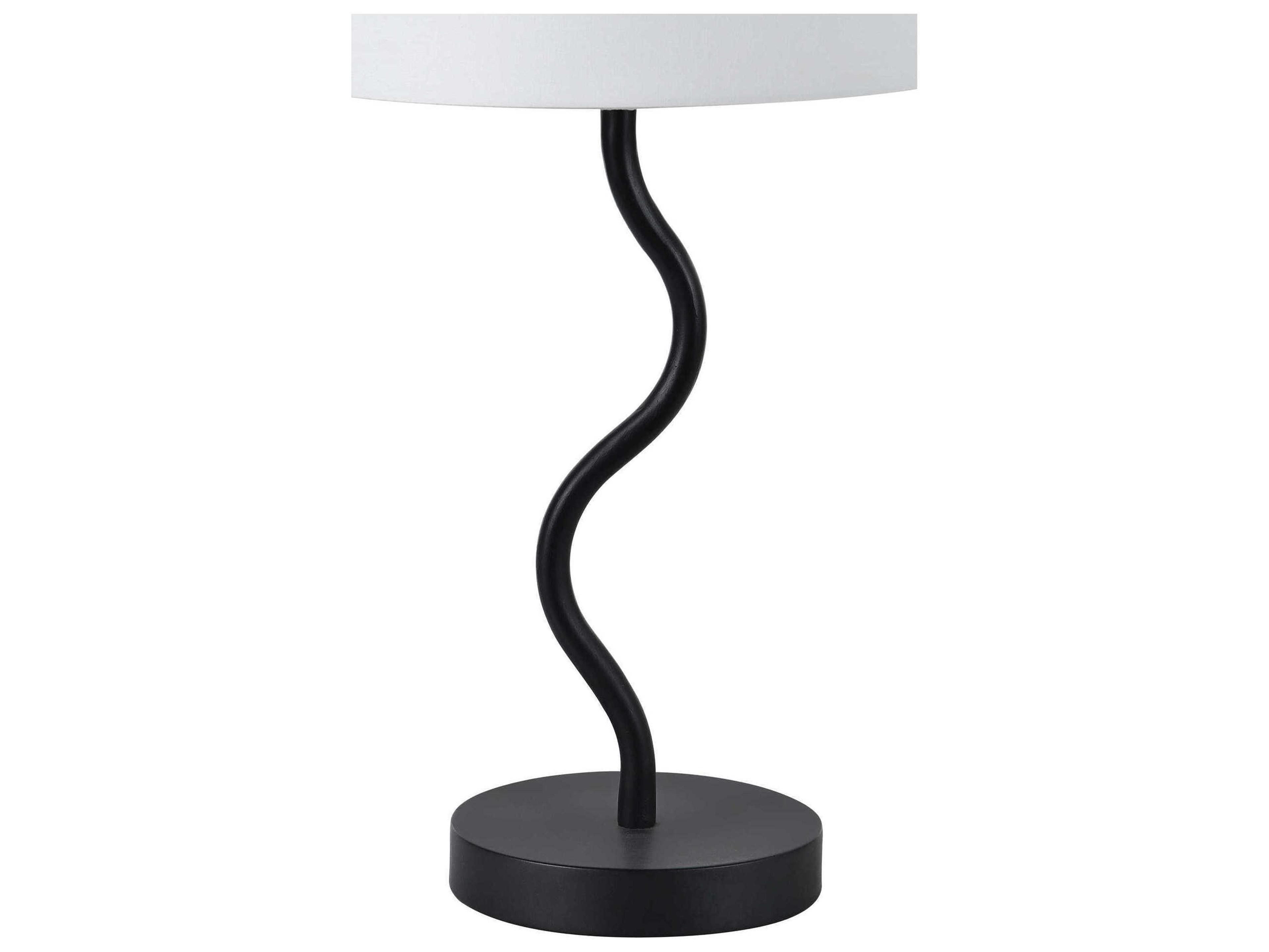 Renwil Mayssa Matte Black Table Lamp