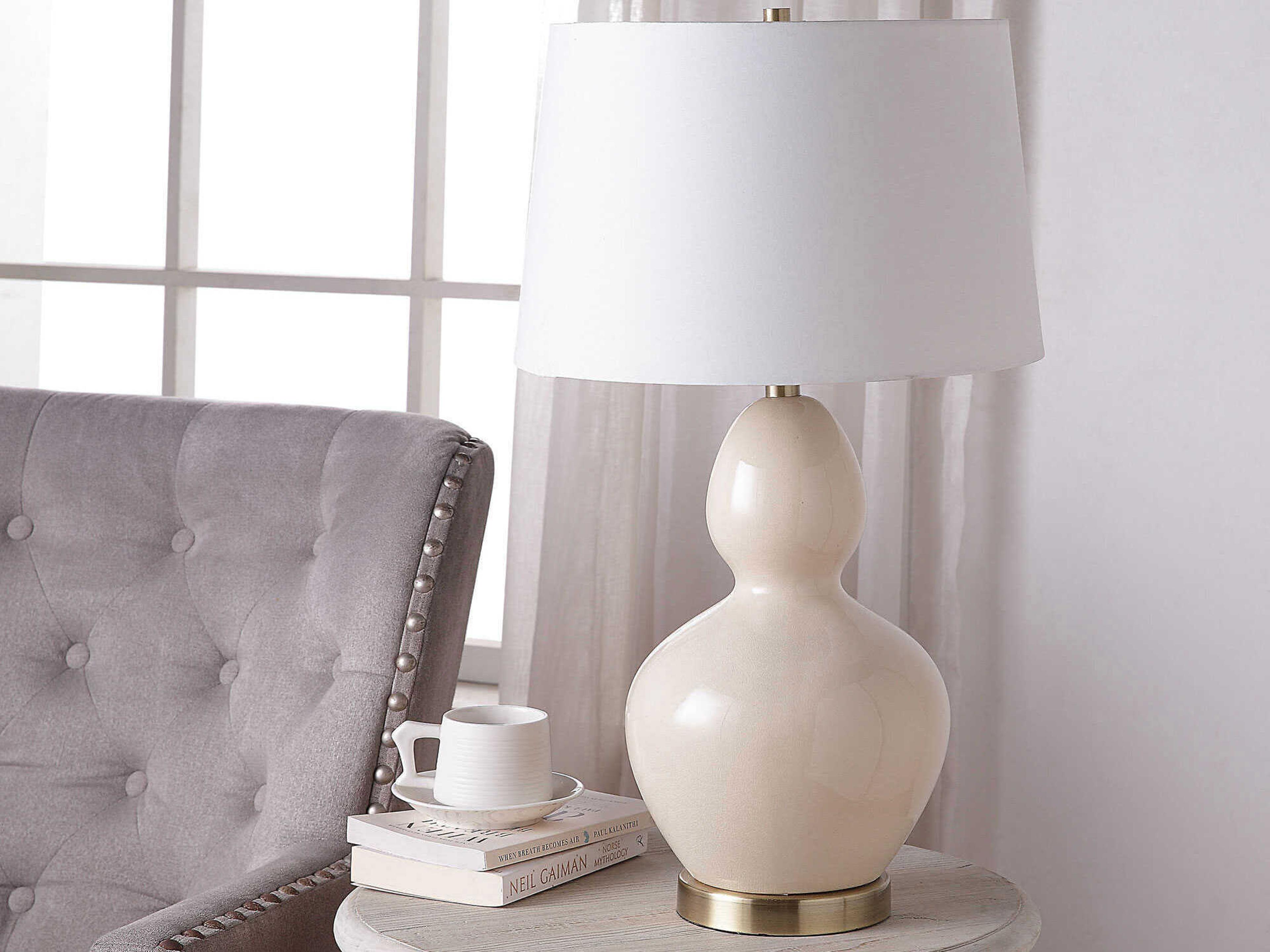 Renwil Jesula Cream Off White Buffet Lamp Set of 2