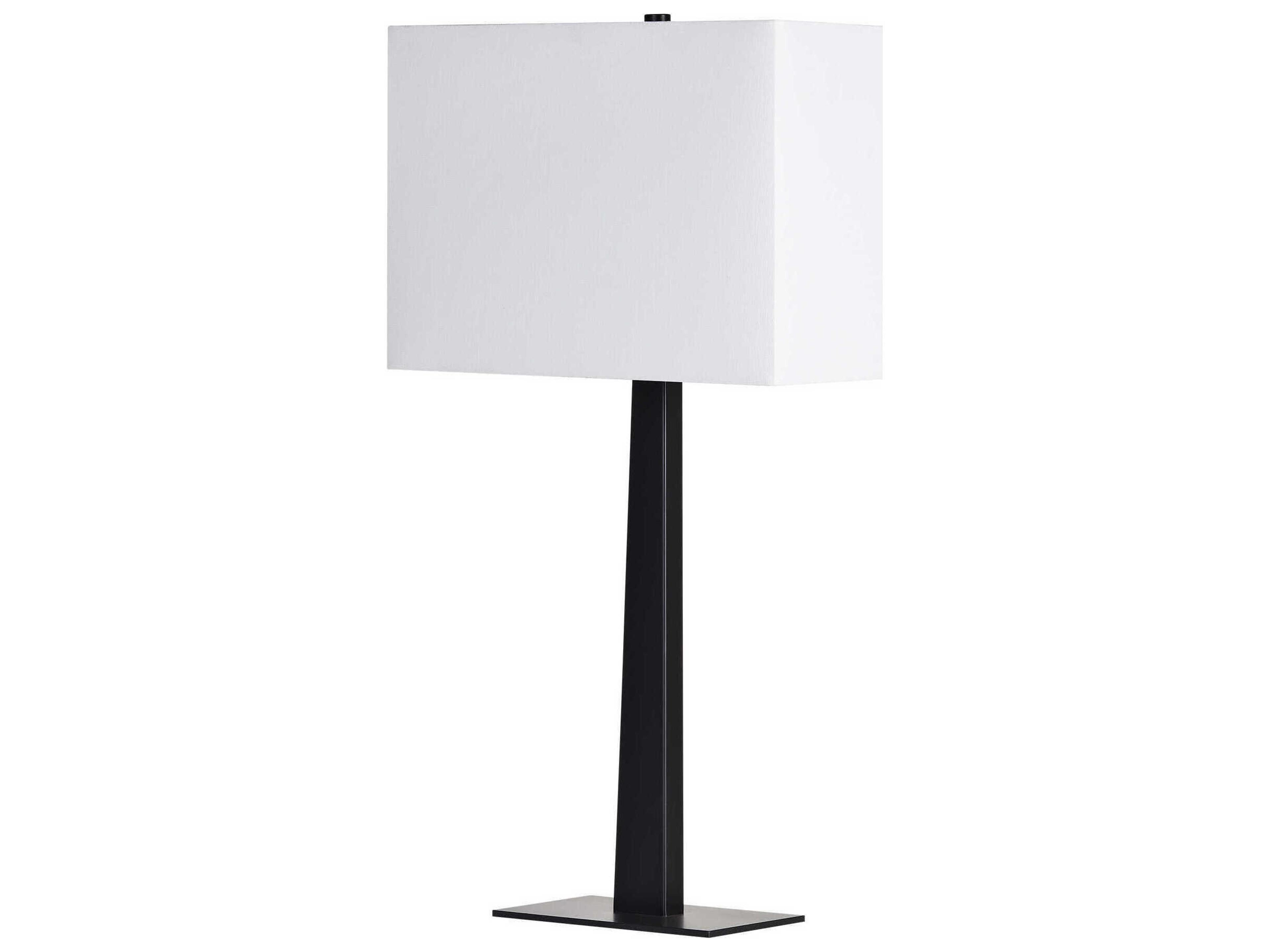 Renwil Candace Matte Black Buffet Lamp Set of 2