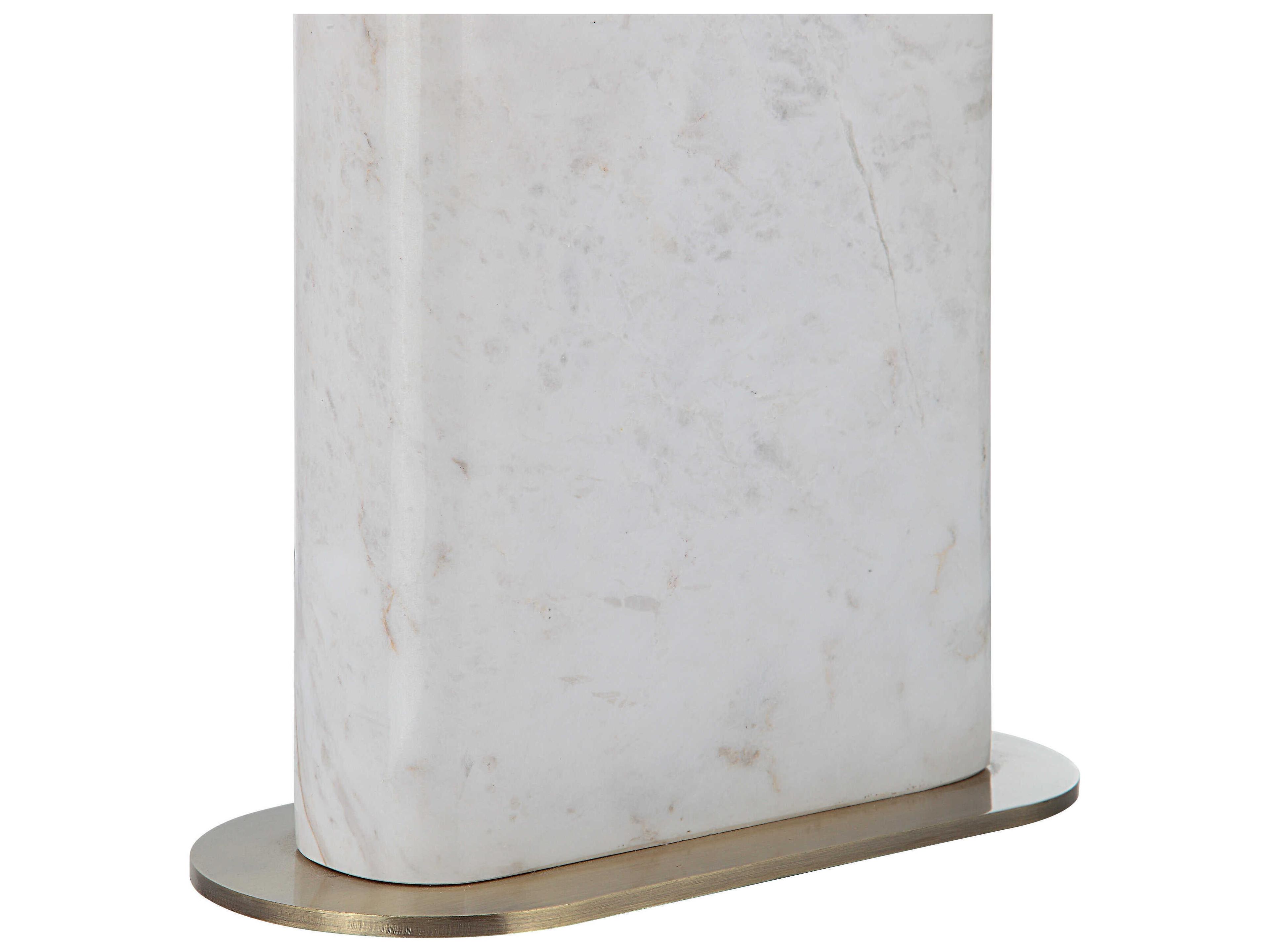 Renwil Irisa Honed White Buffet Lamp