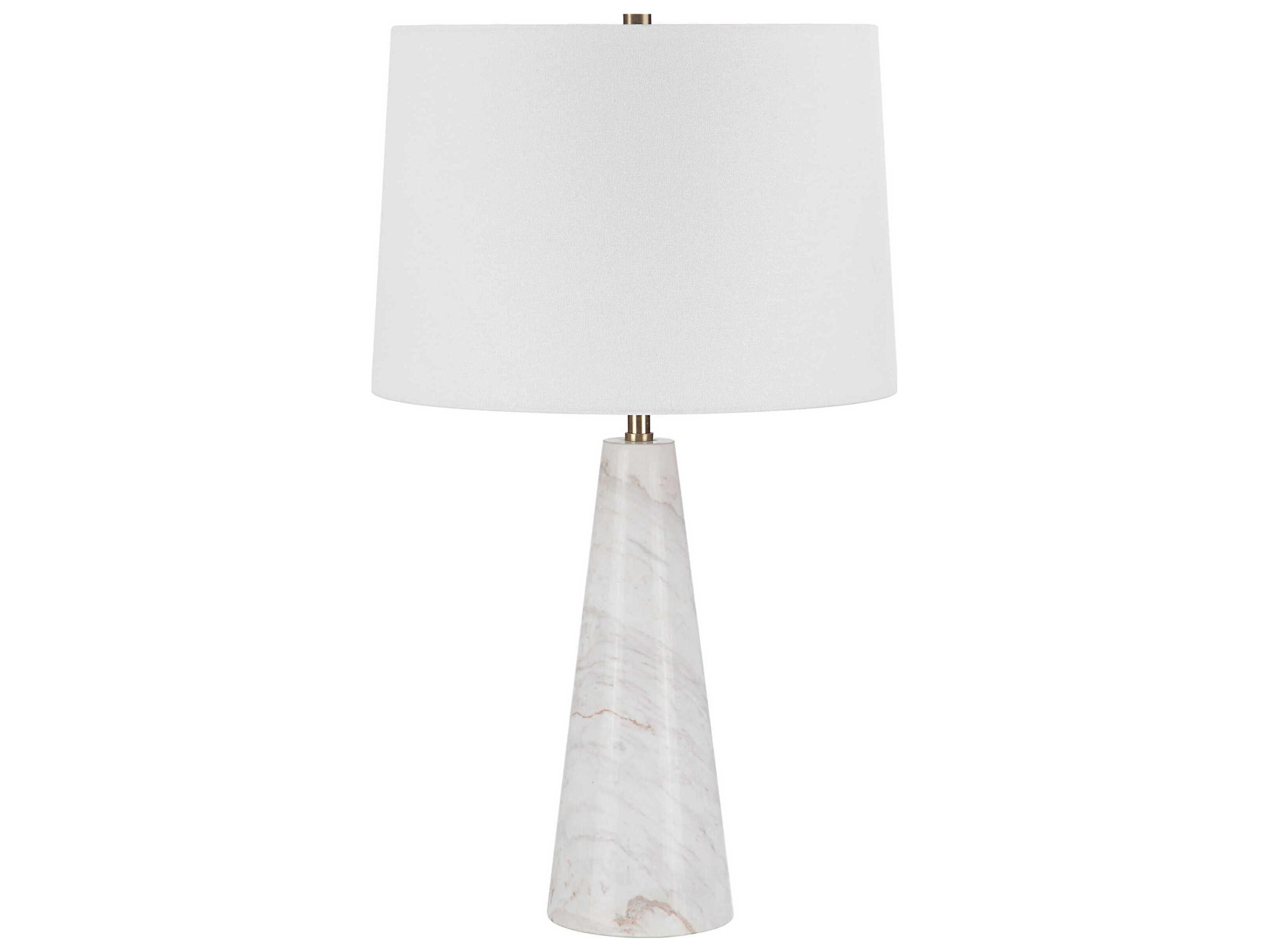 Vevey Honed White Buffet Lamp