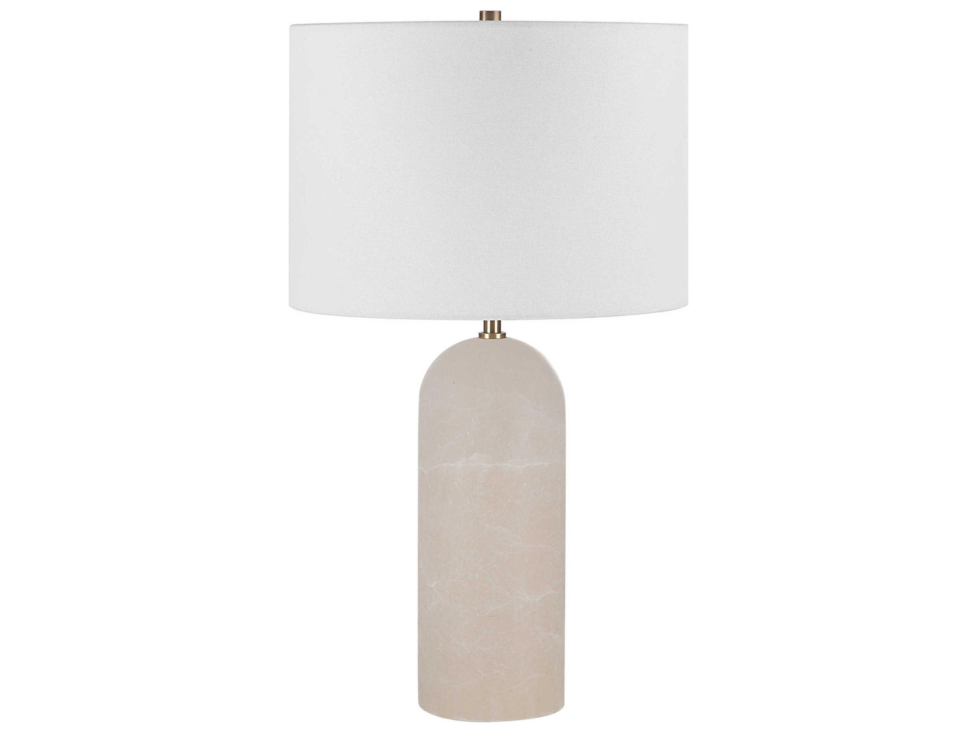 Ixia Ivory Linen Off White Buffet Lamp