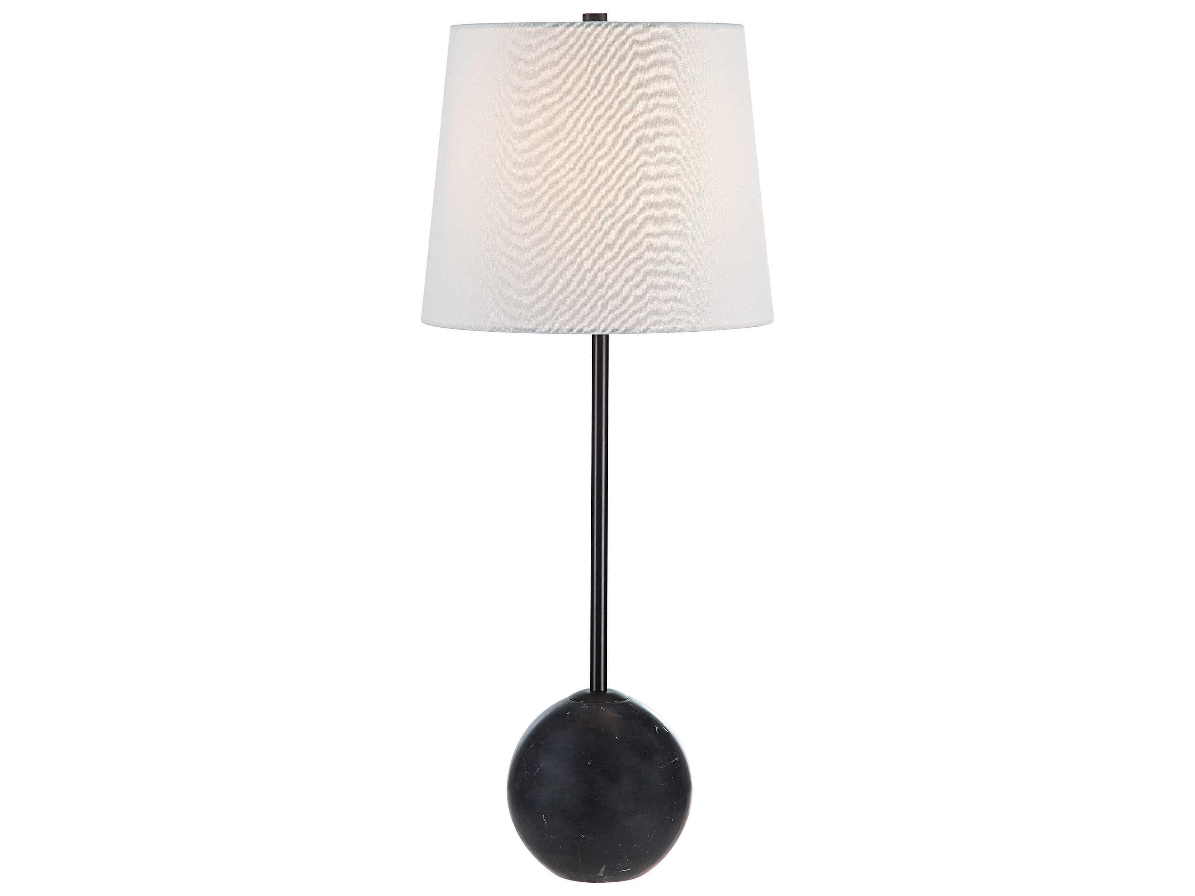 Renwil Bangor Honed Black Buffet Lamp Set of 2