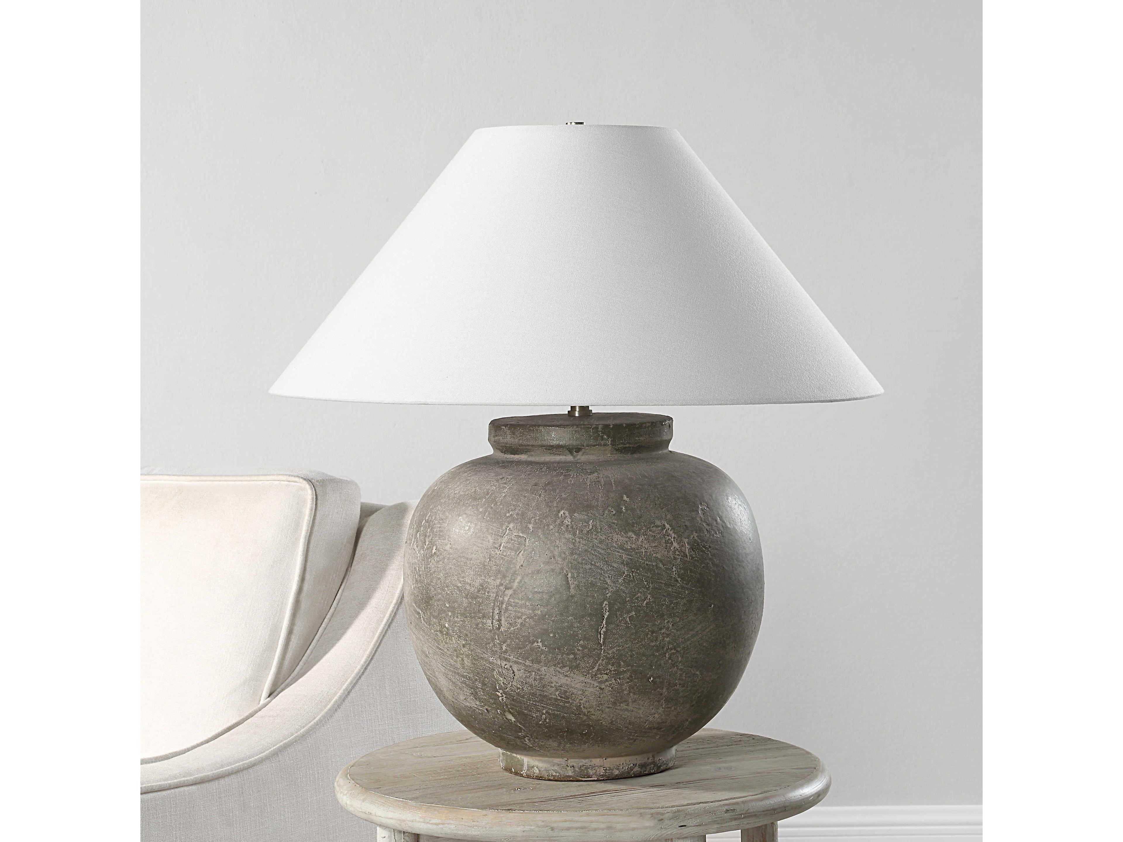 Renwil Olivia Olive Wash Green Buffet Lamp