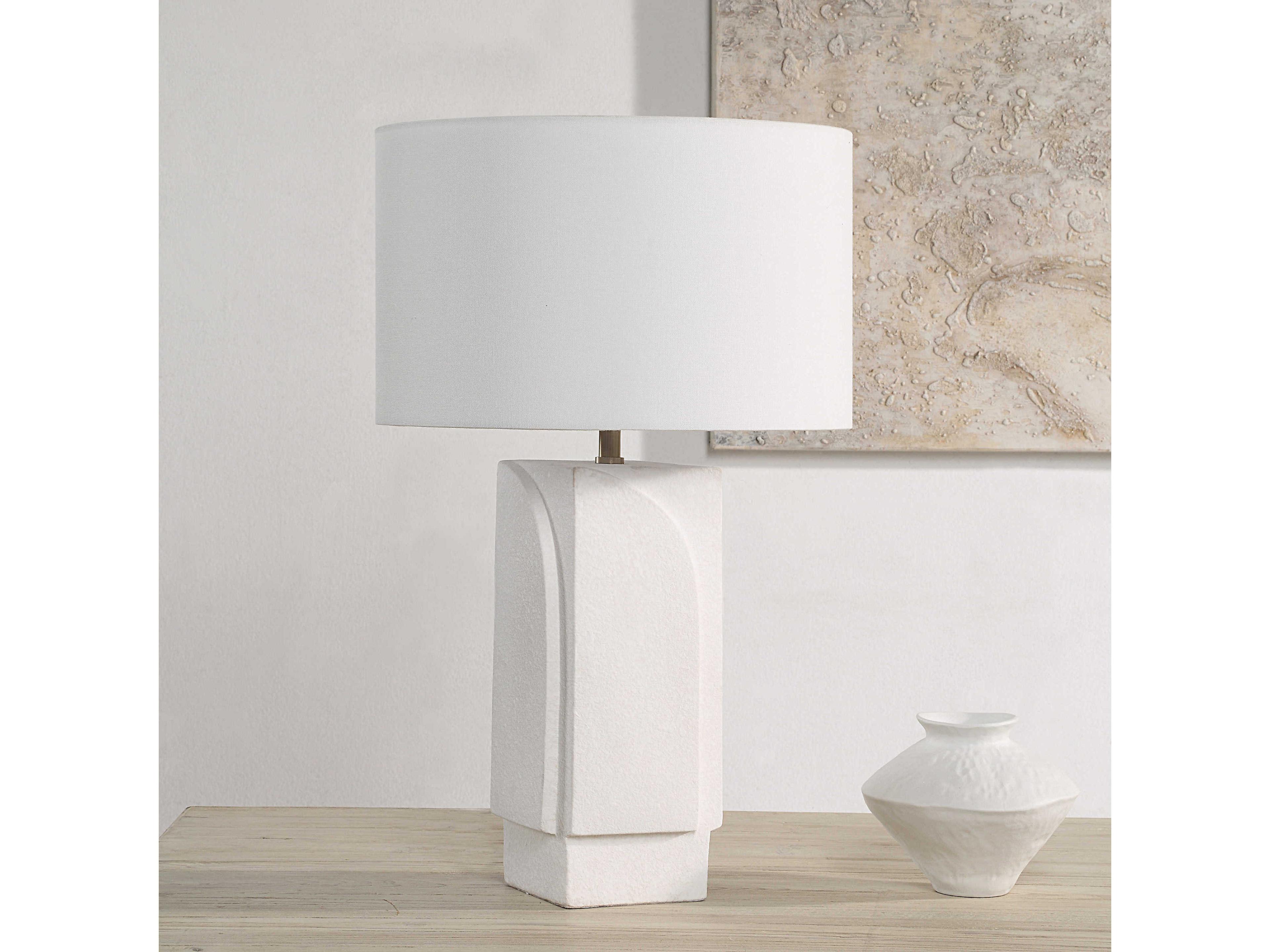 Renwil Scavo Off White Buffet Lamp