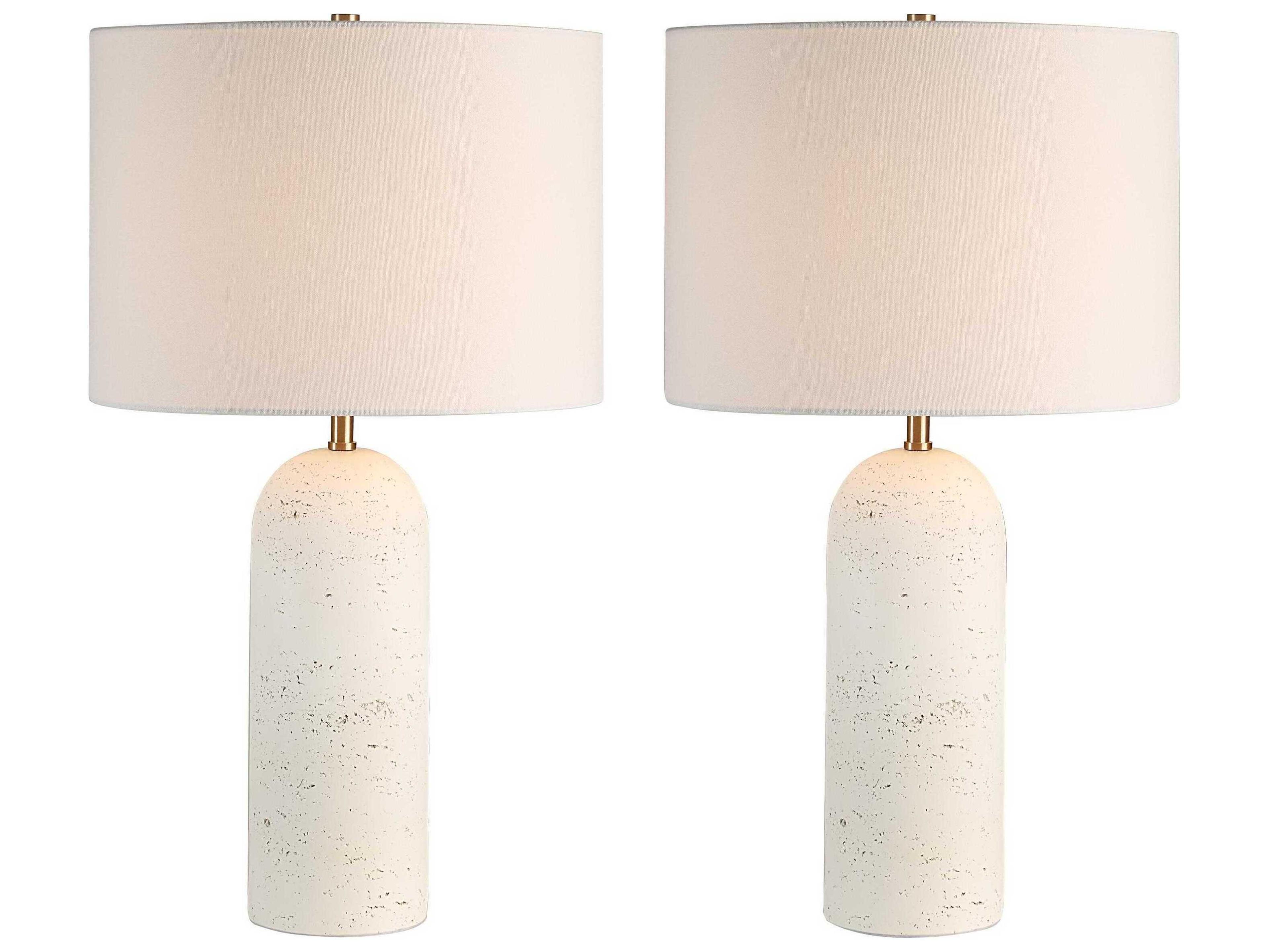 Renwil Dorato Off White Buffet Lamp Set of 2