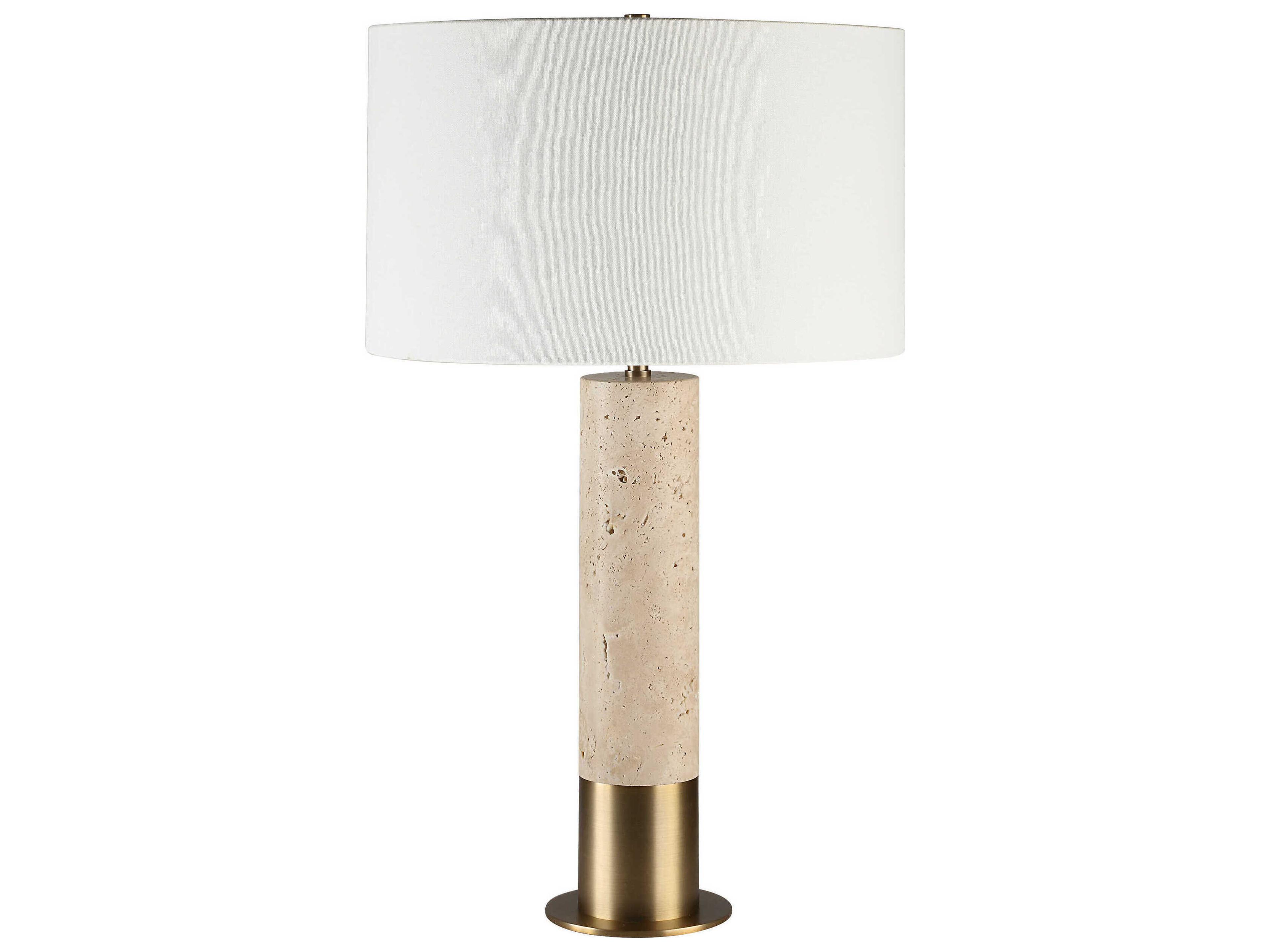 Amadora Natural Beige Off White Buffet Lamp