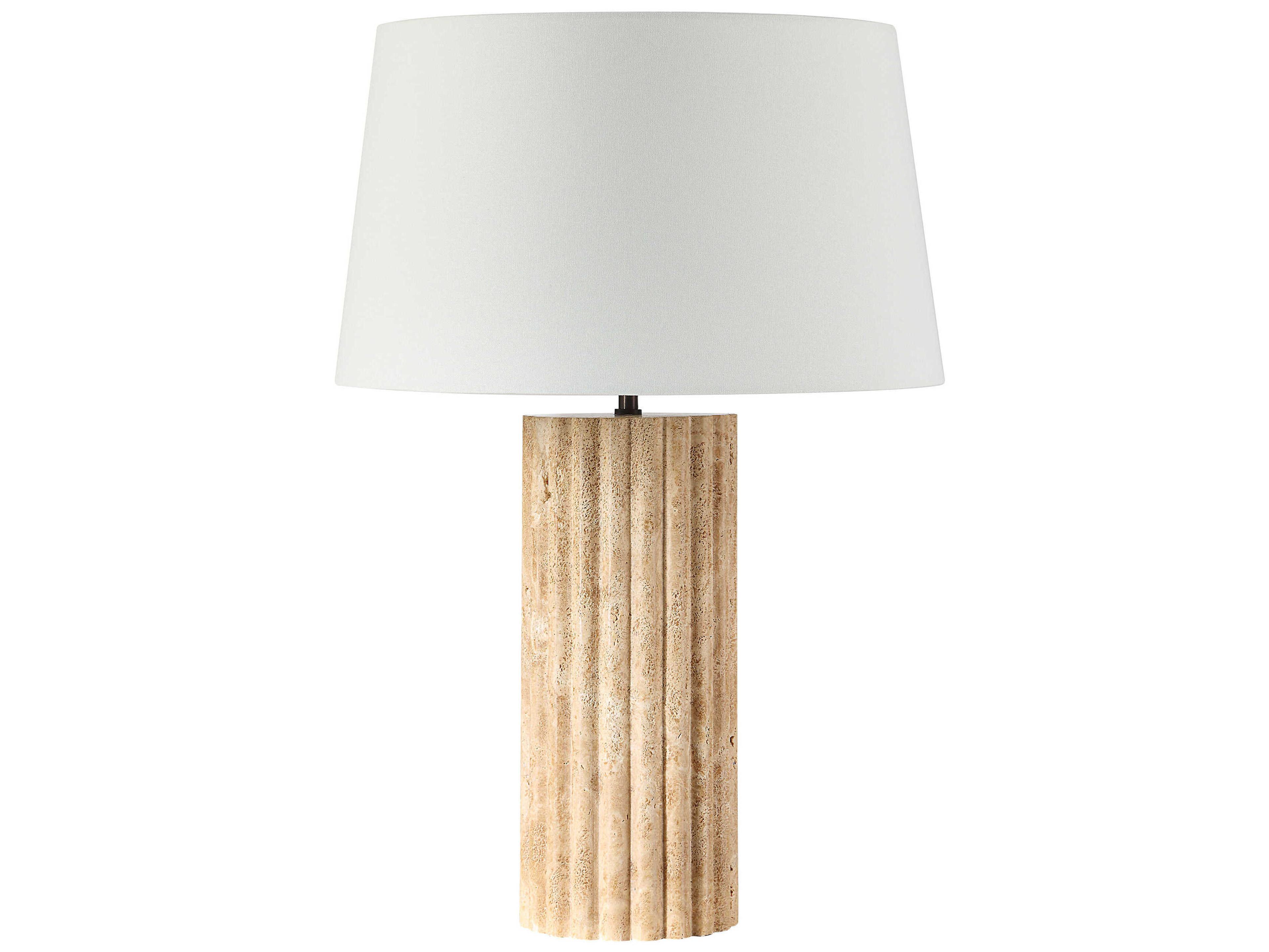 Milena Beige Off White Buffet Lamp