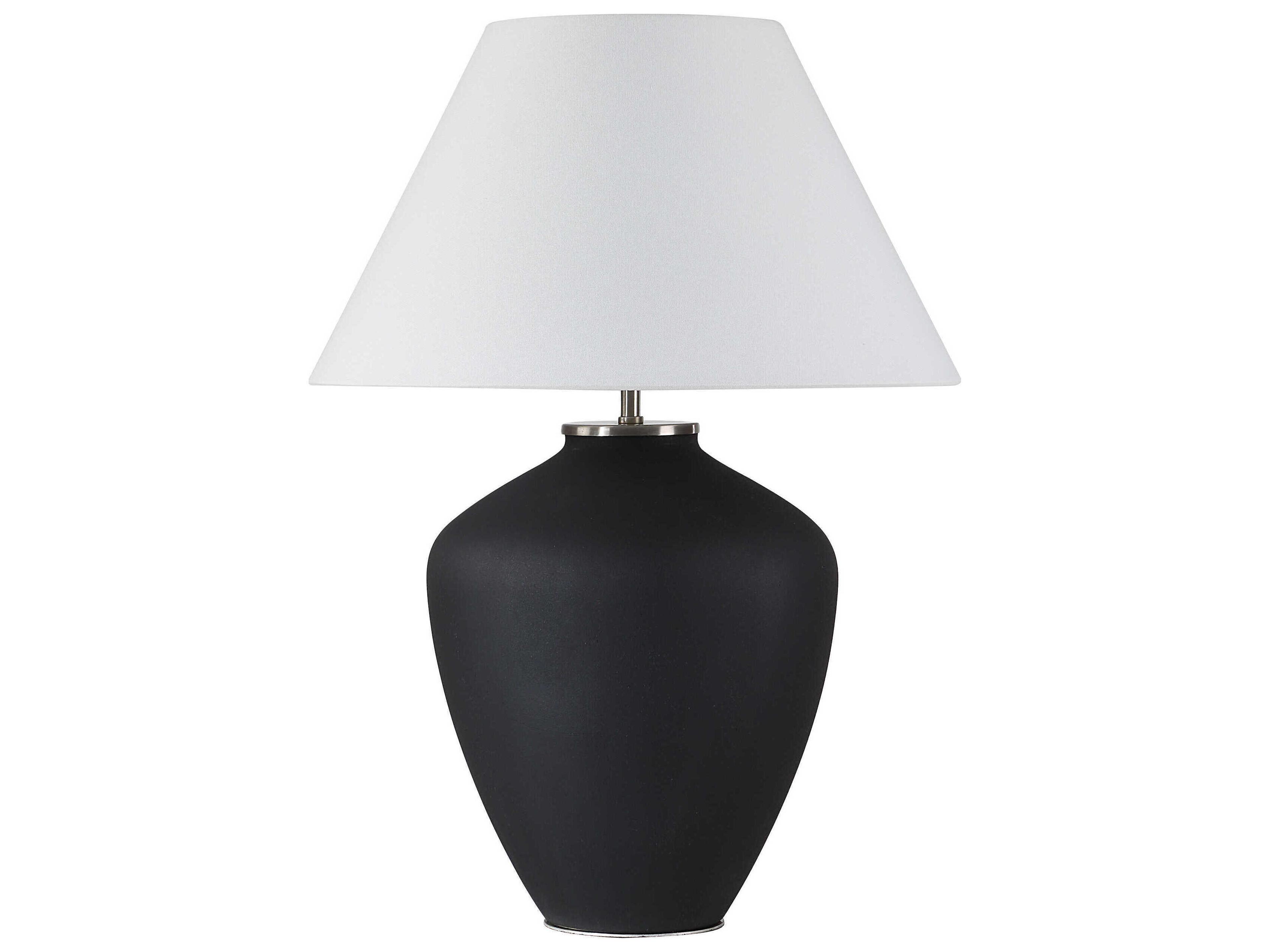 Jennie Matte Black Buffet Lamp