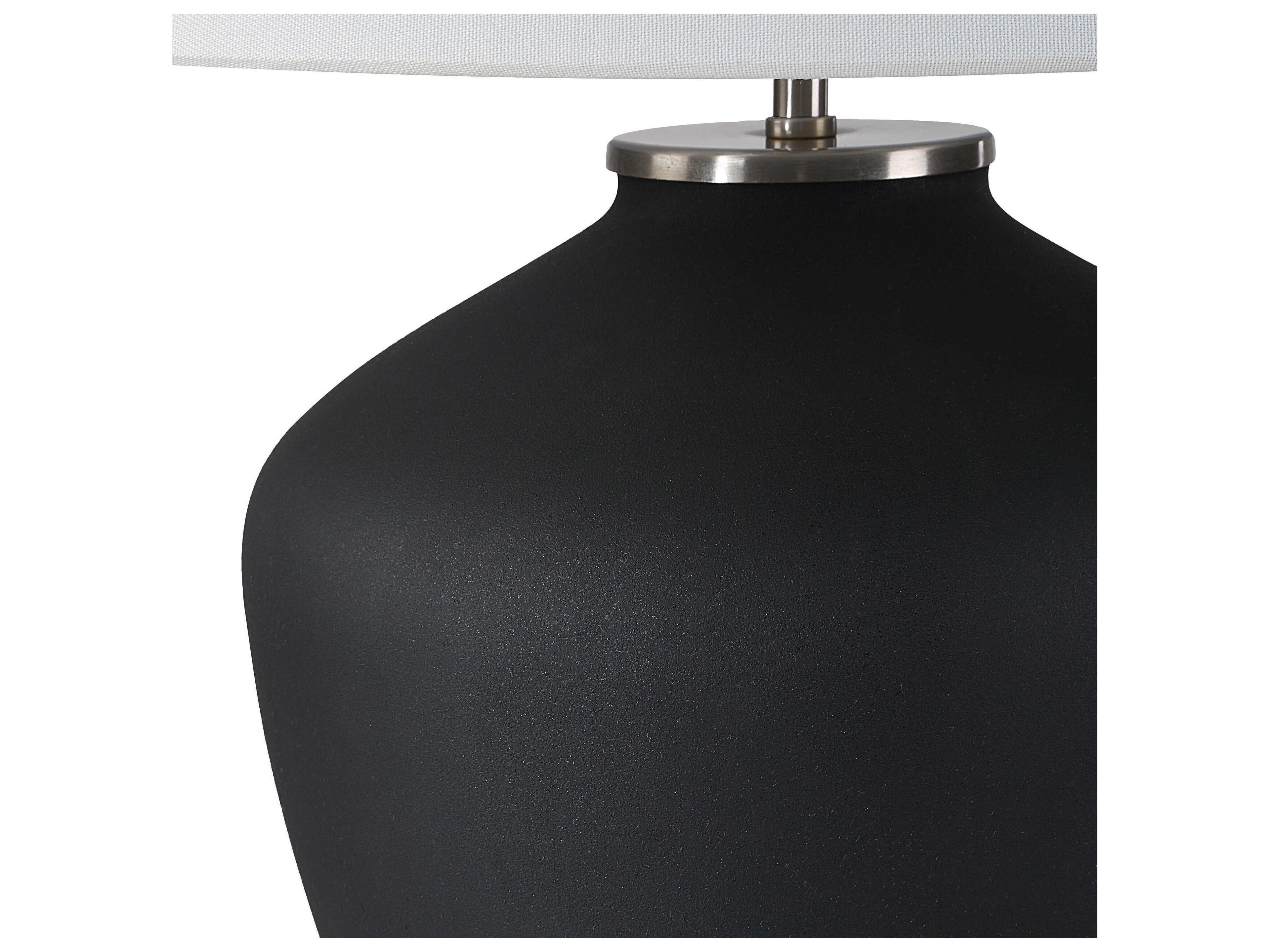 Renwil Jennie Matte Black Buffet Lamp