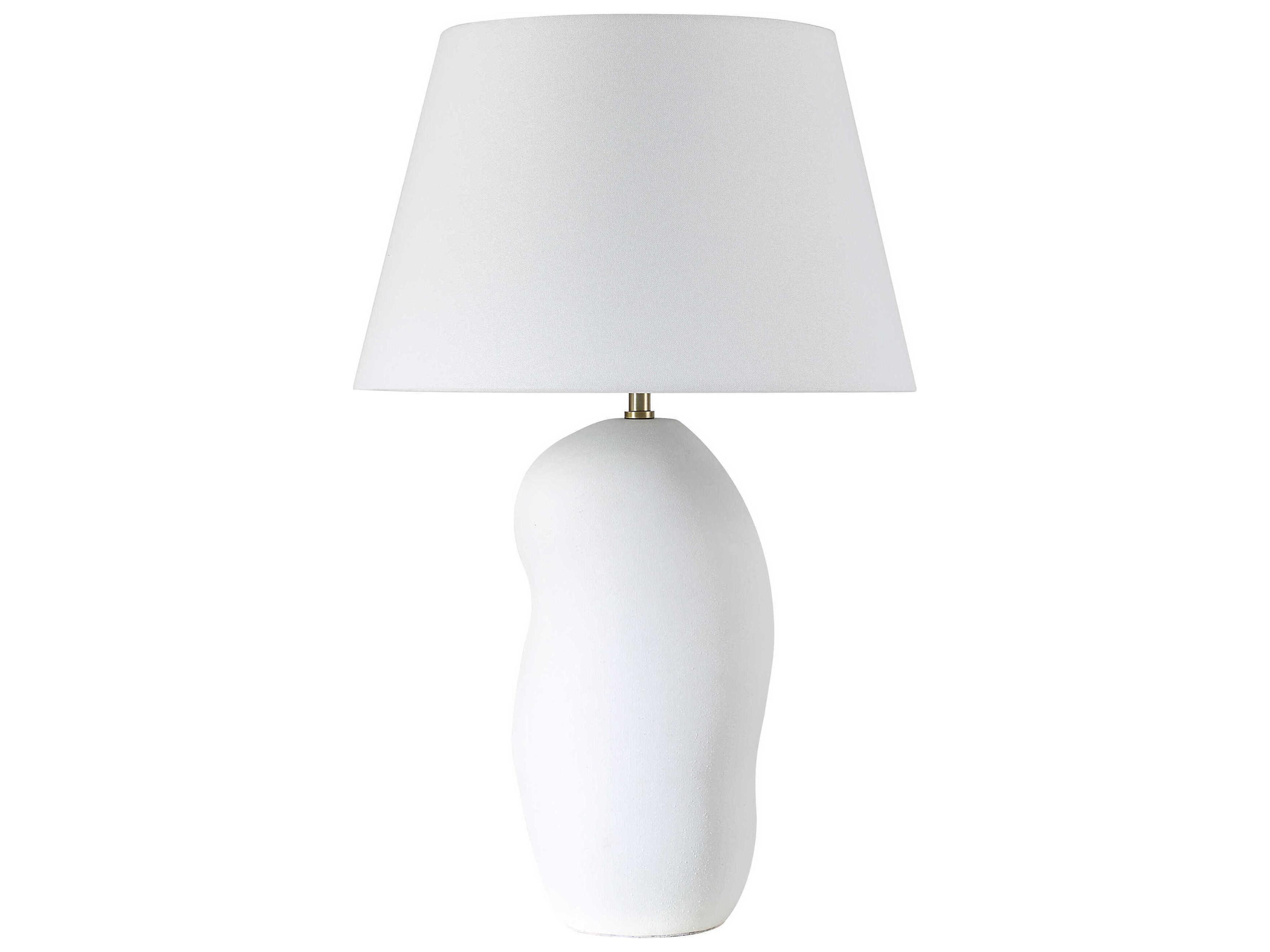 Katya Matte White Buffet Lamp
