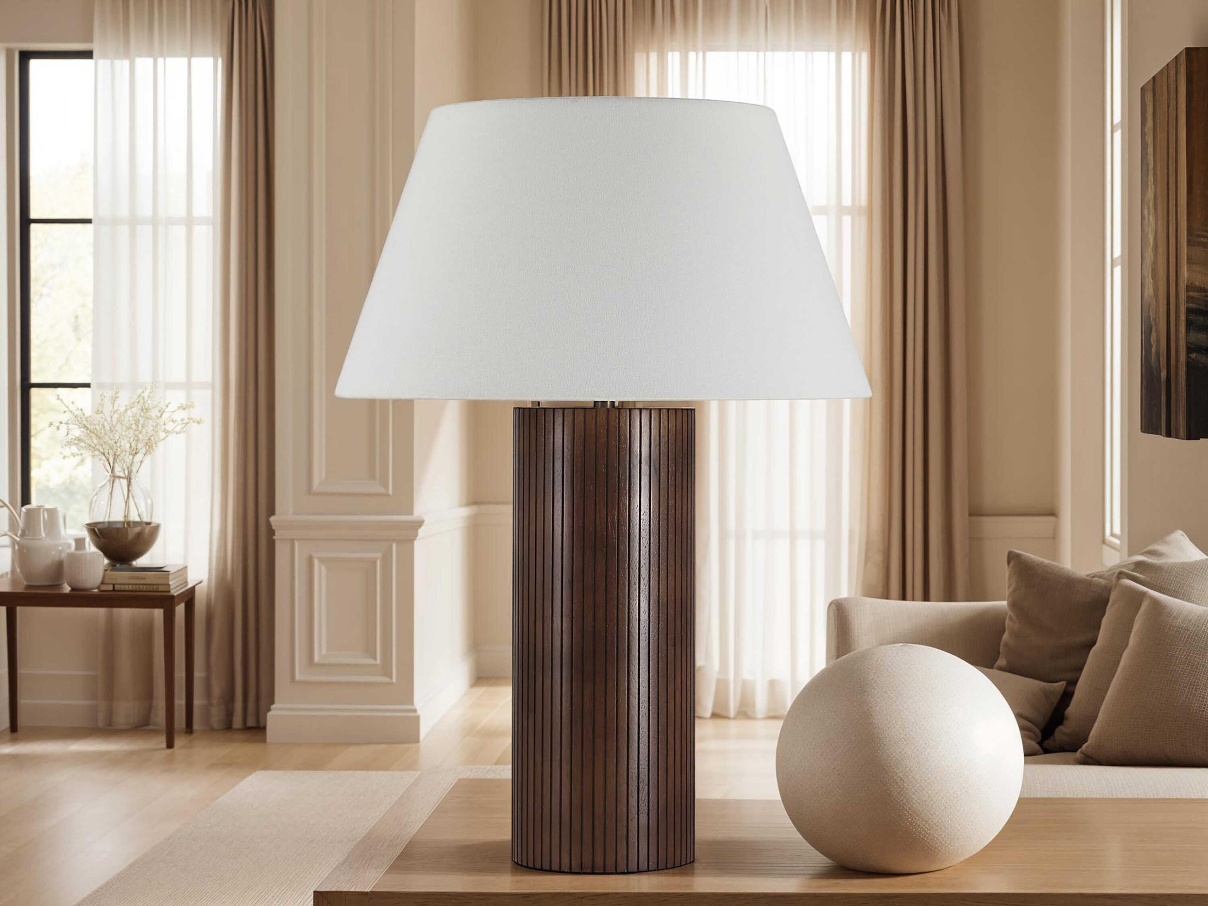 Renwil Sanya Natural Brown Buffet Lamp