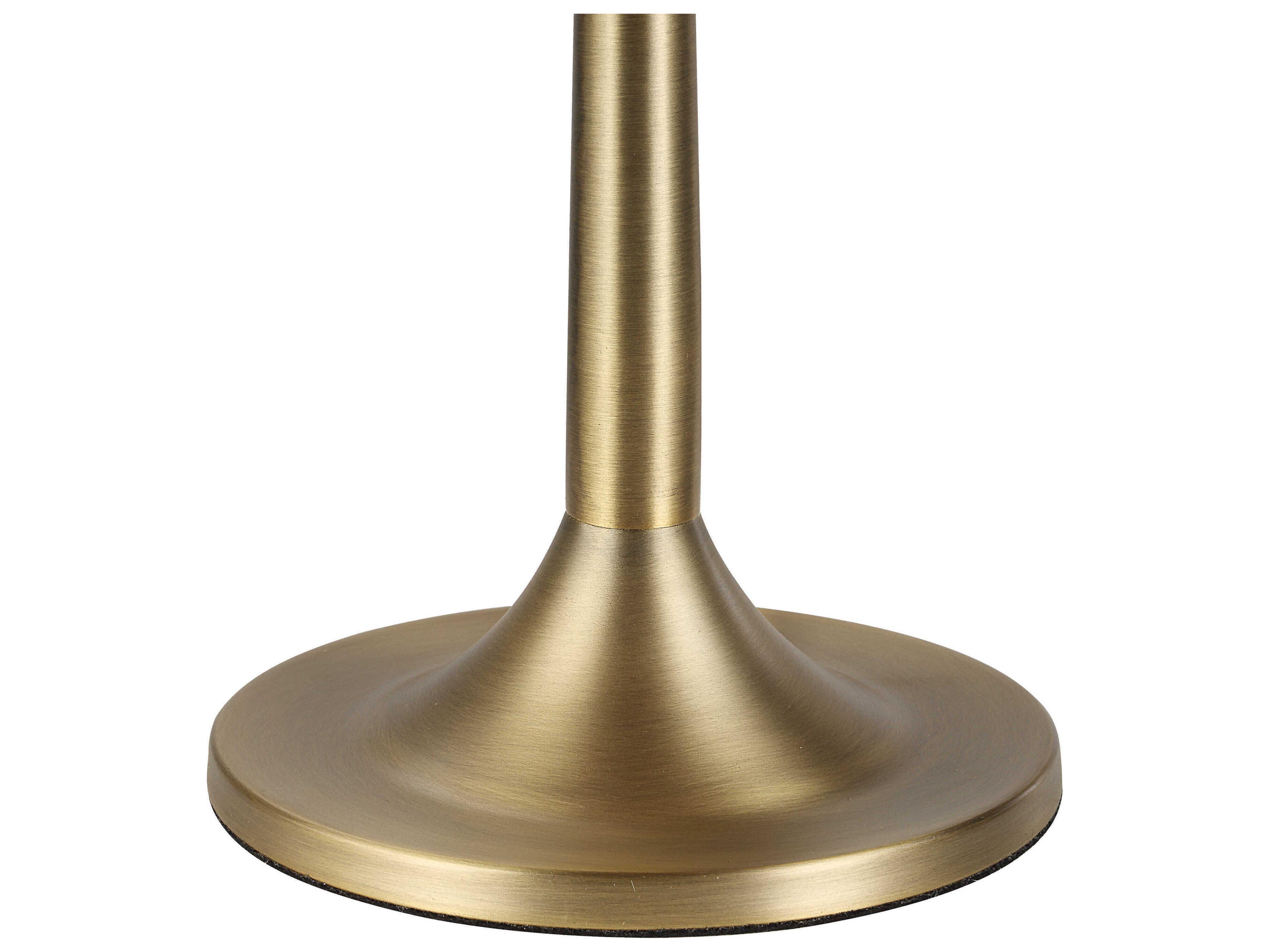 Renwil Viana Plated Brown Table Lamp