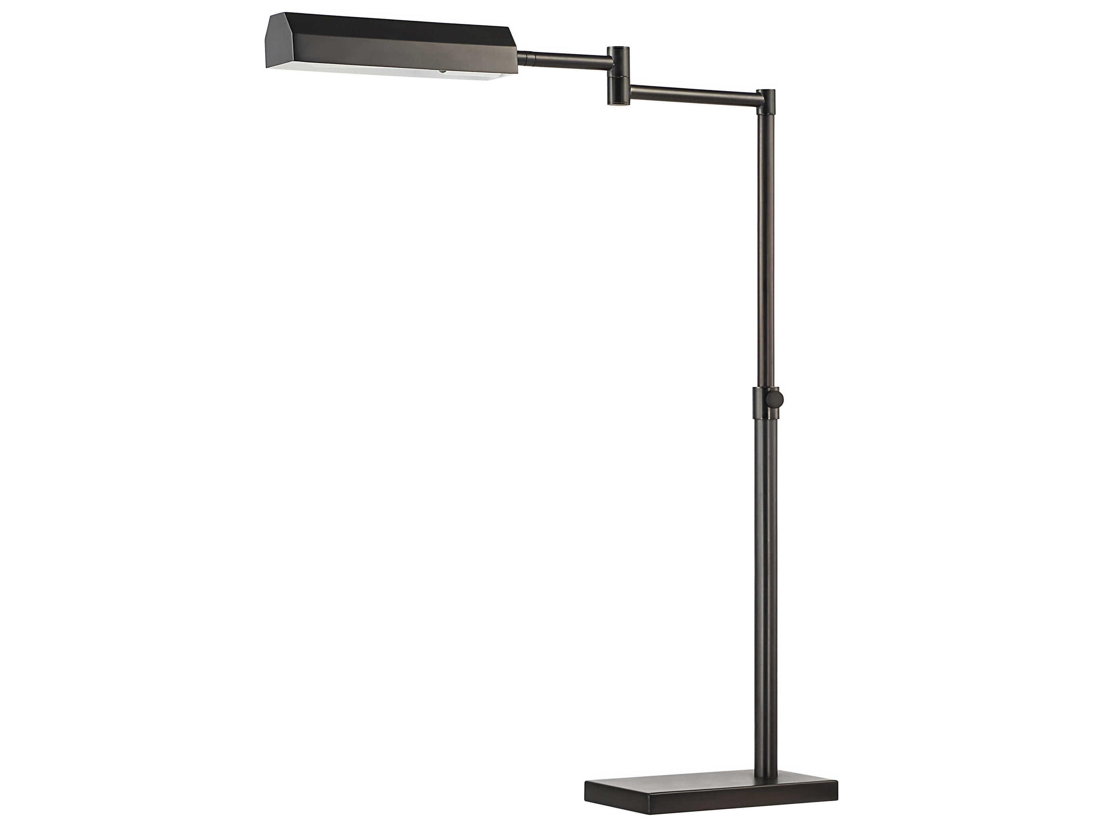 Haylee Plated Brown Desk Lamp