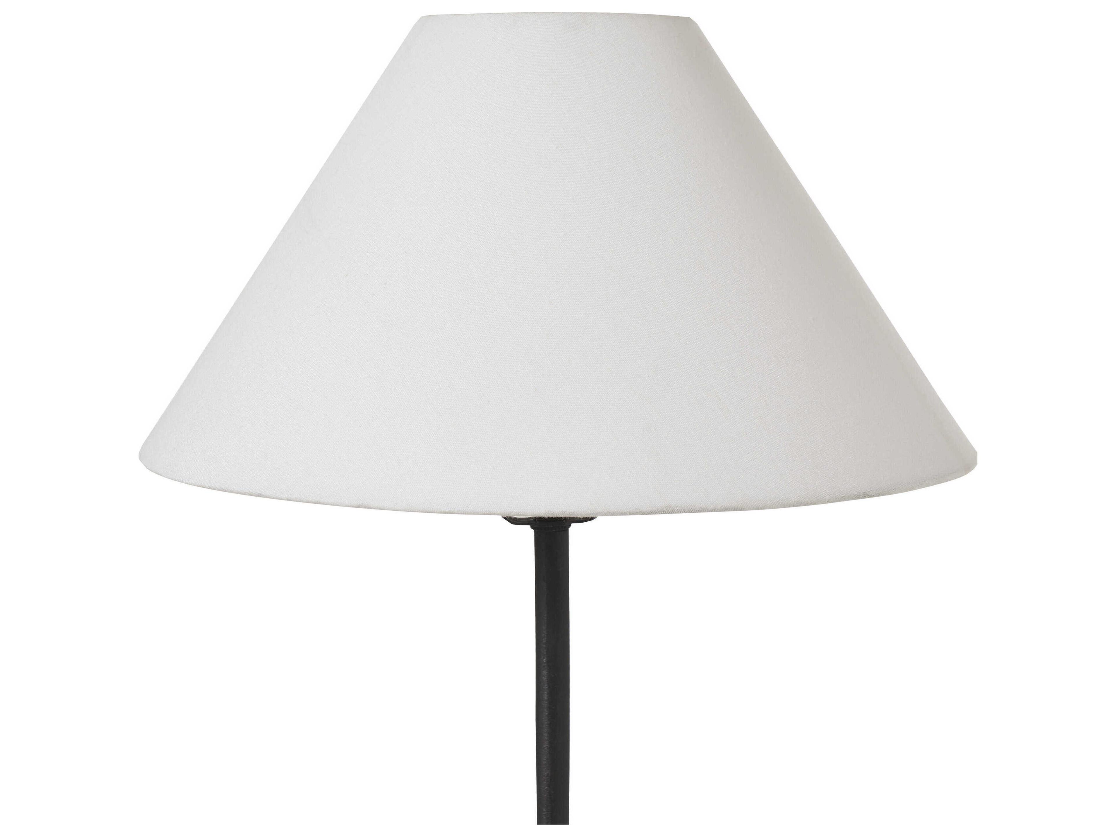 Renwil Kitts Plated Black Buffet Lamp