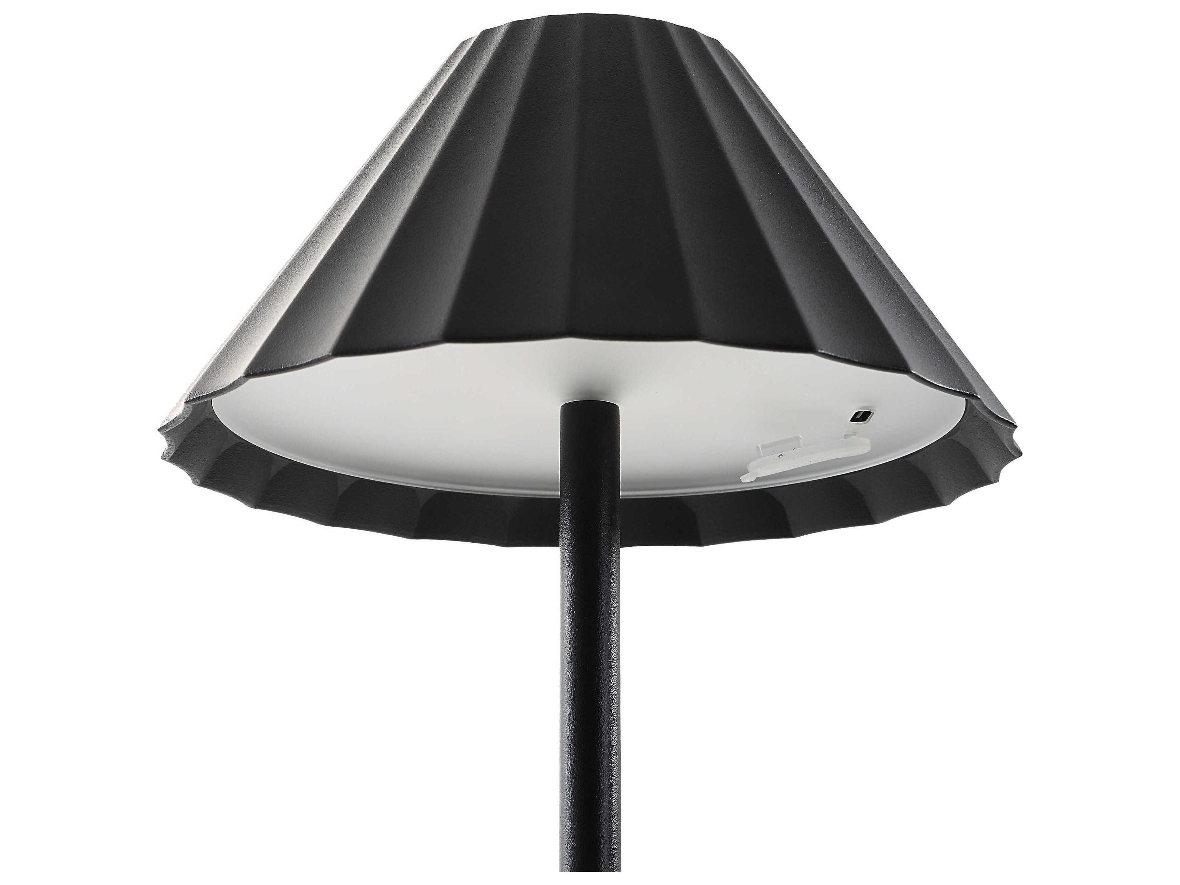 Renwil Giada Powder Coated Matte Black Table Lamp