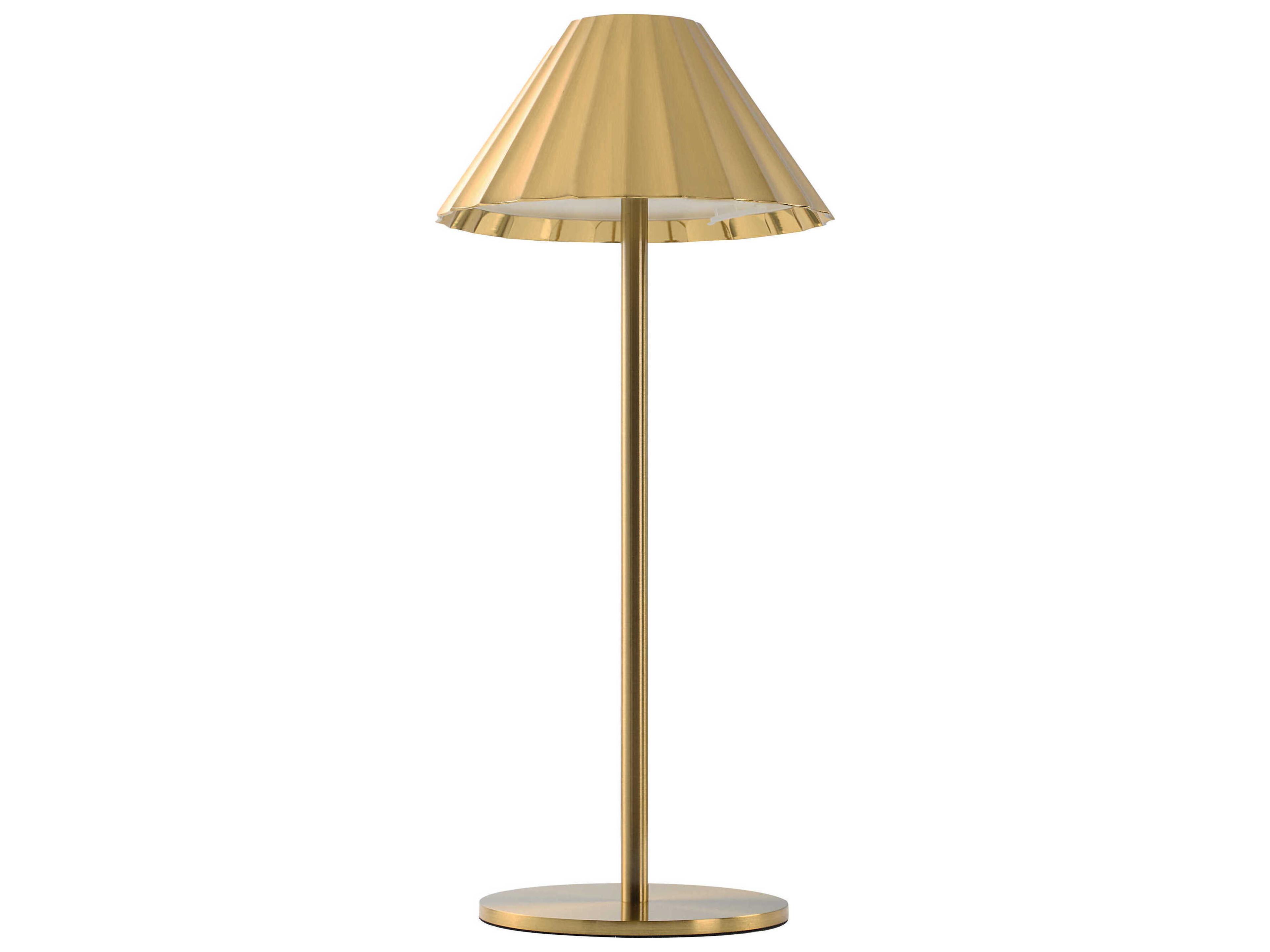 Ginevra Plated Gold Table Lamp
