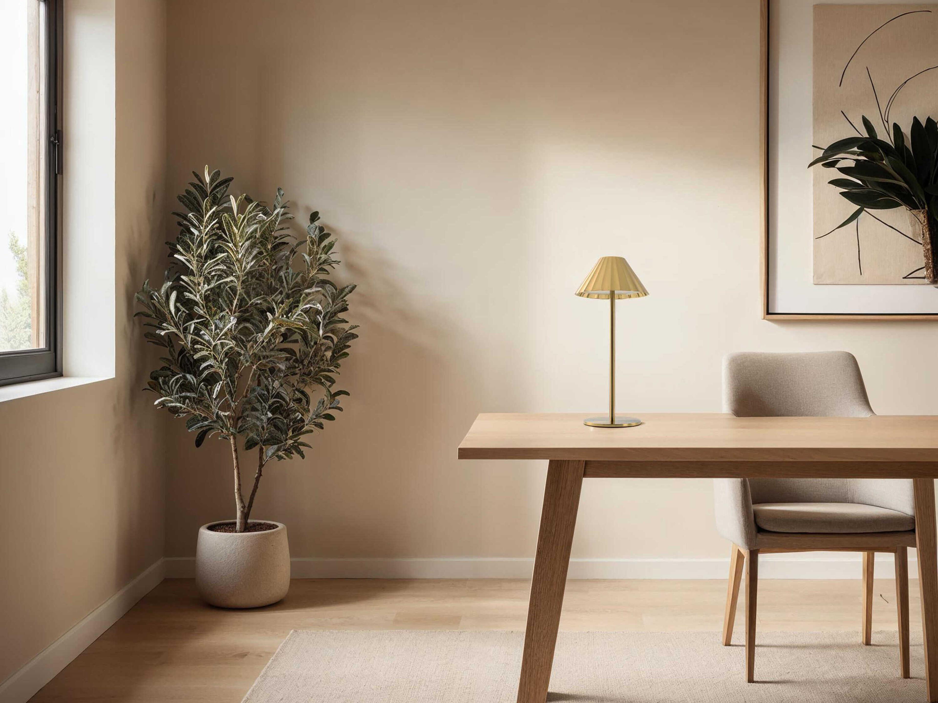 Renwil Ginevra Plated Gold Table Lamp