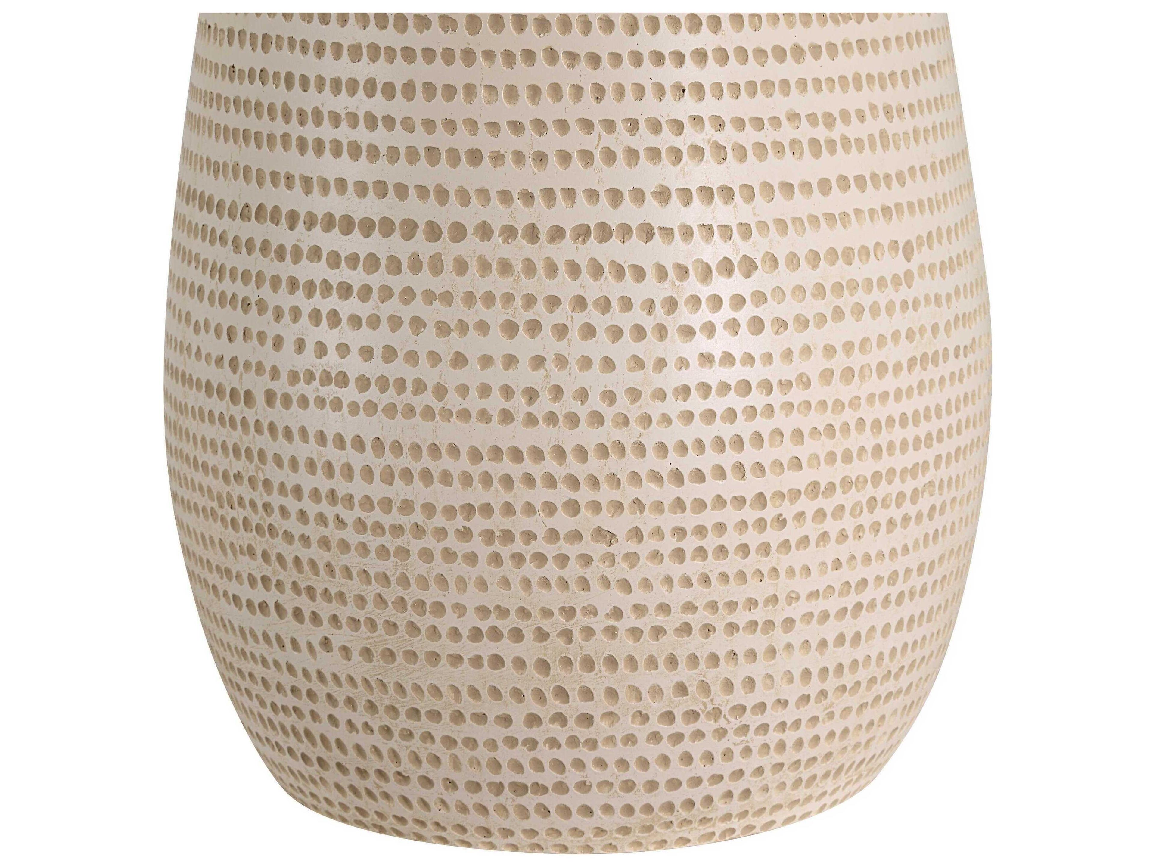 Renwil Lanikai Painted Beige Oatmeal Linen Off White Buffet Lamp