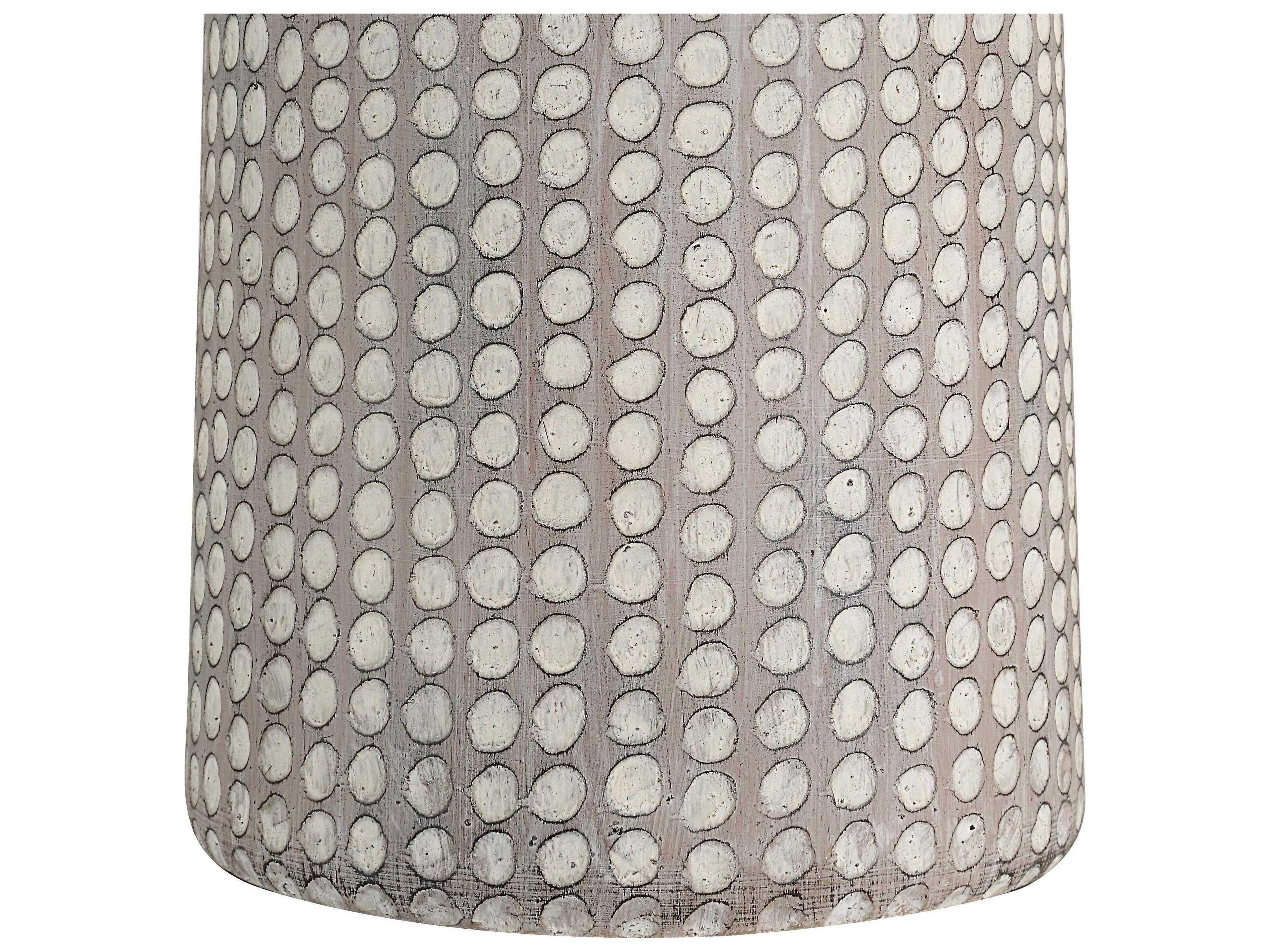 Renwil Lechuga Painted Beige Oatmeal Linen Off White Buffet Lamp