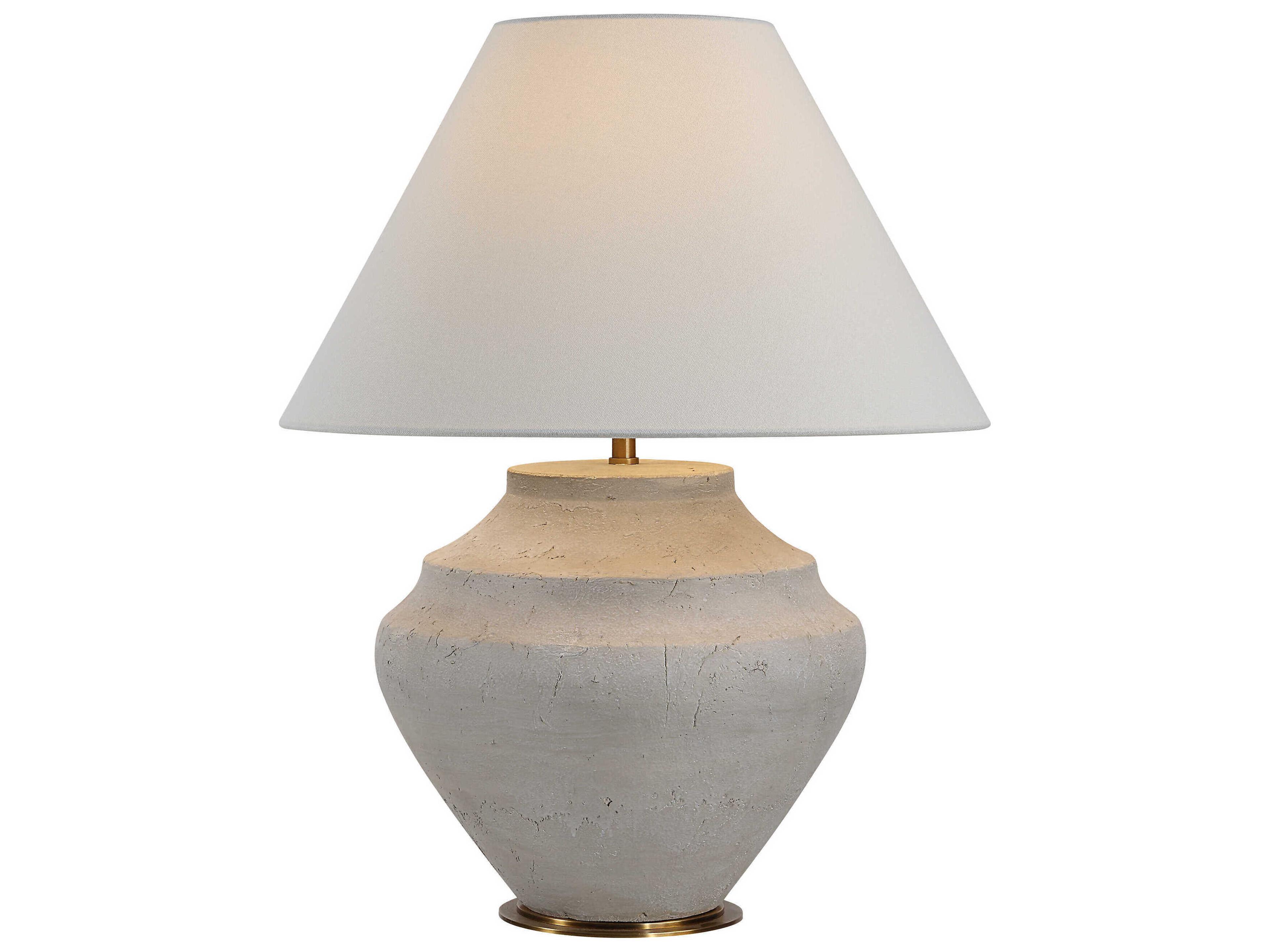 Renwil Iulia Antique Beige Gray Table Lamp
