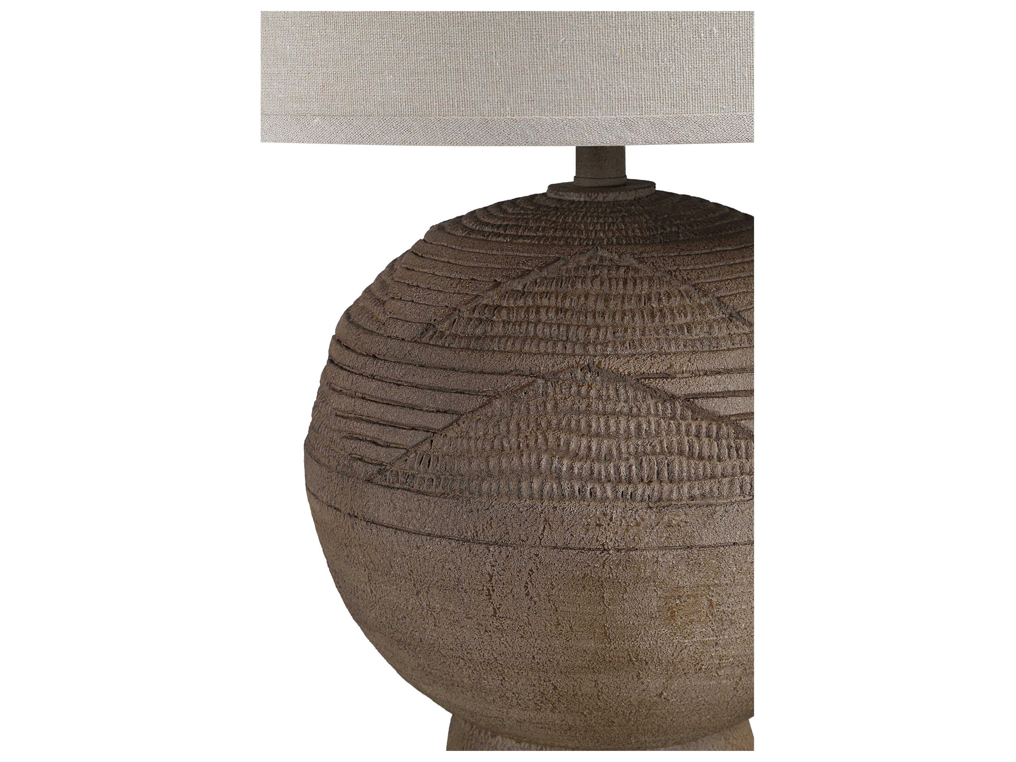 Renwil Malya Textured Brown Buffet Lamp