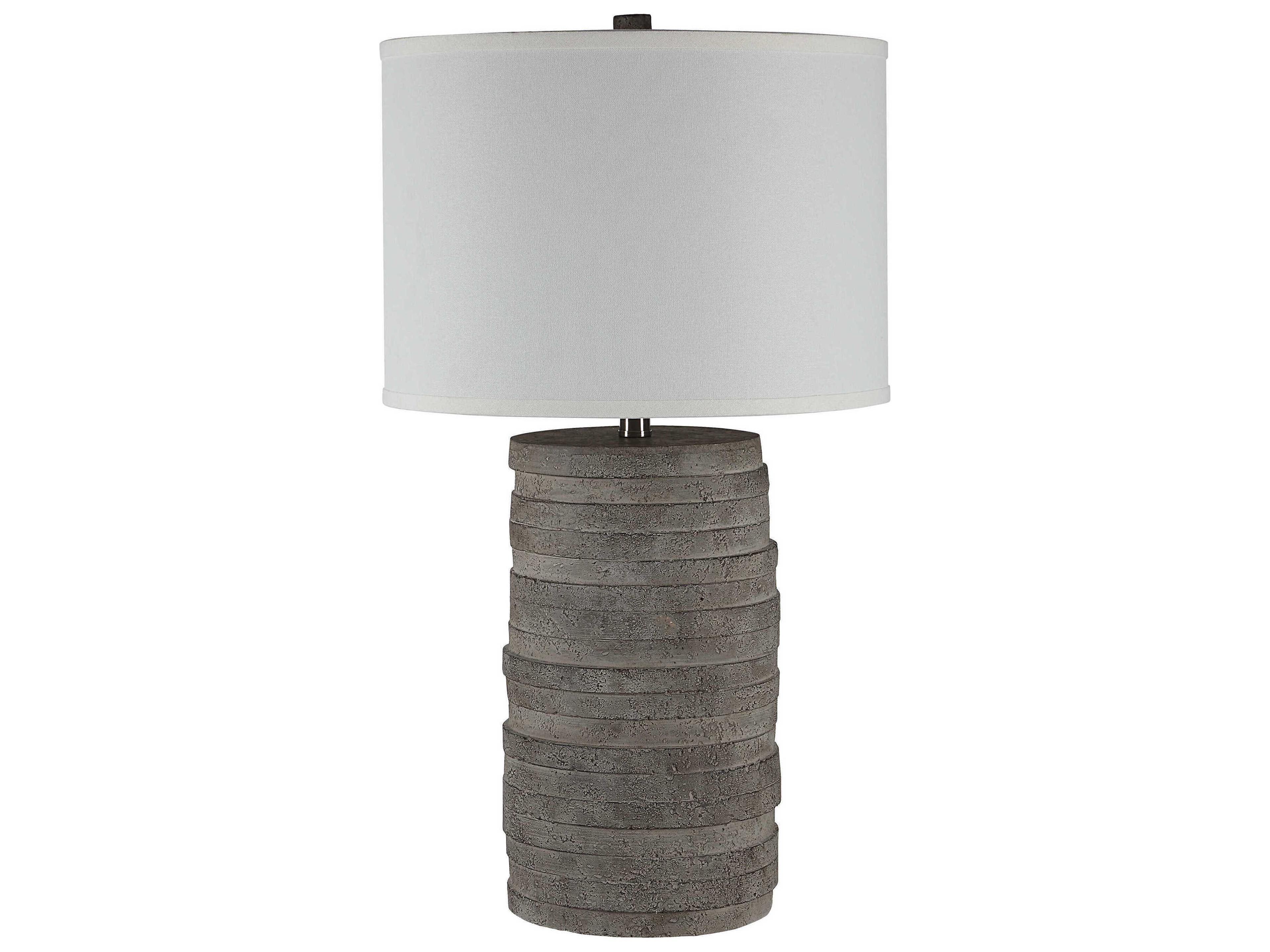 Whalen Warm Charcoal Grey Buffet Lamp