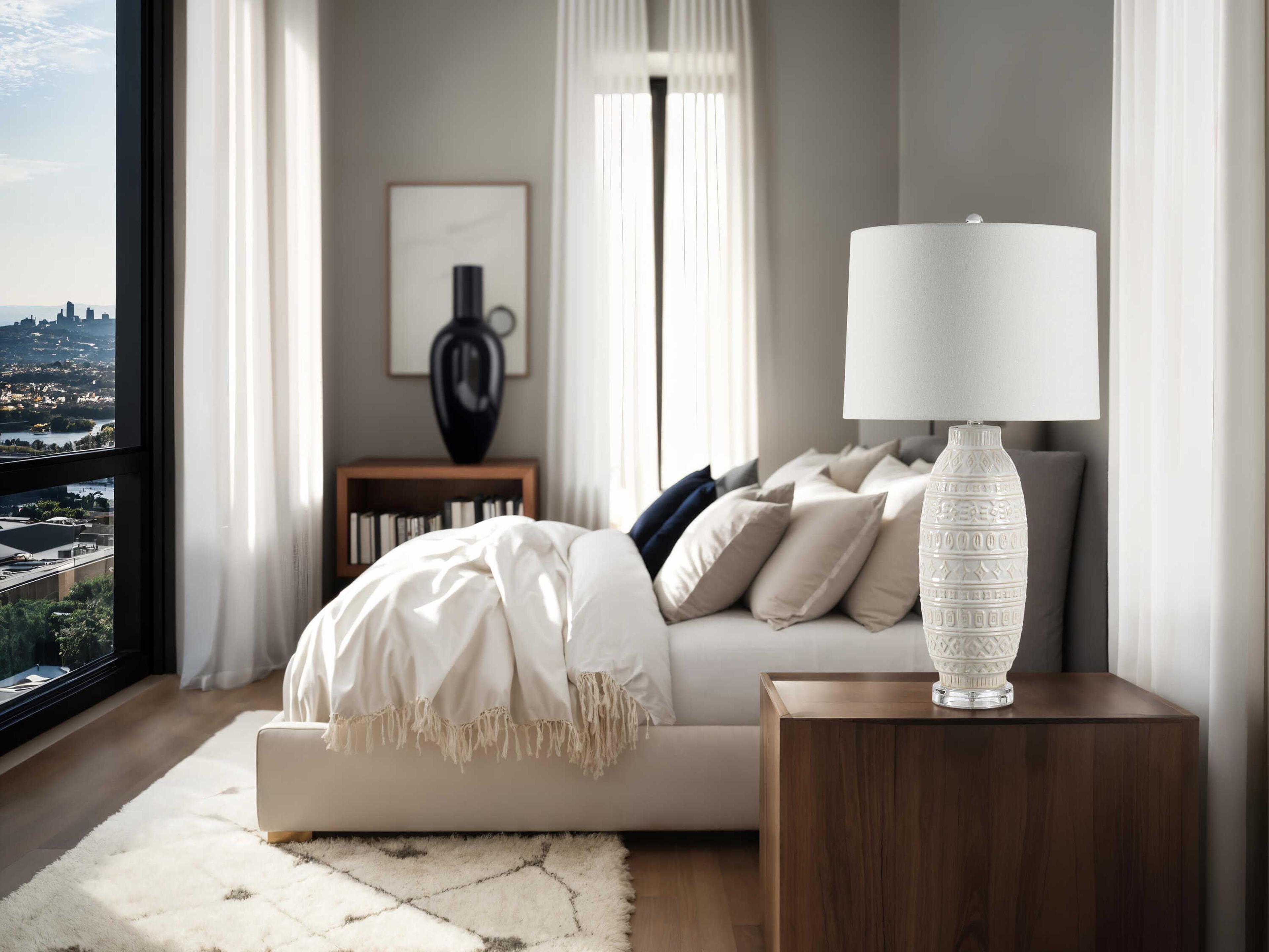 Renwil Sereno White Buffet Lamp