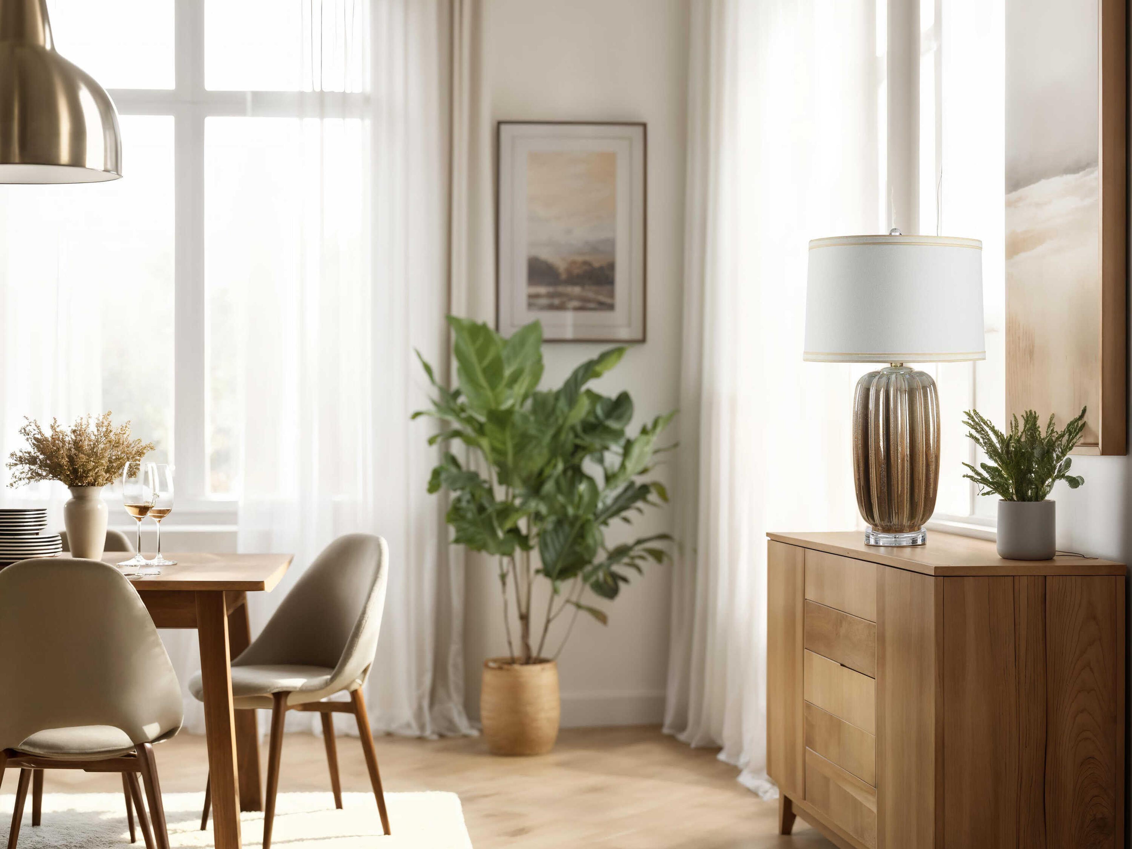 Renwil Lumeo Gold Buffet Lamp