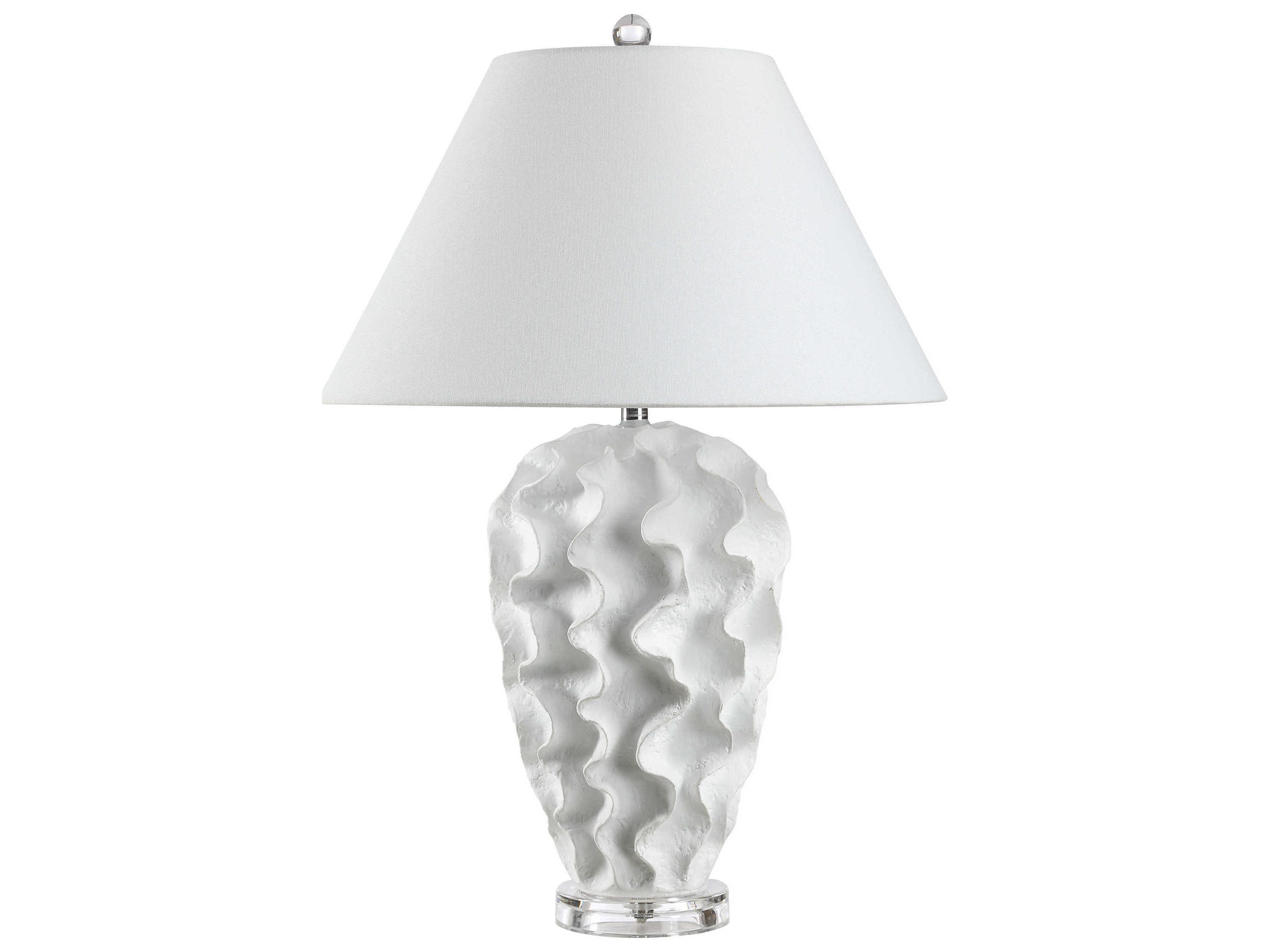Floris White Buffet Lamp