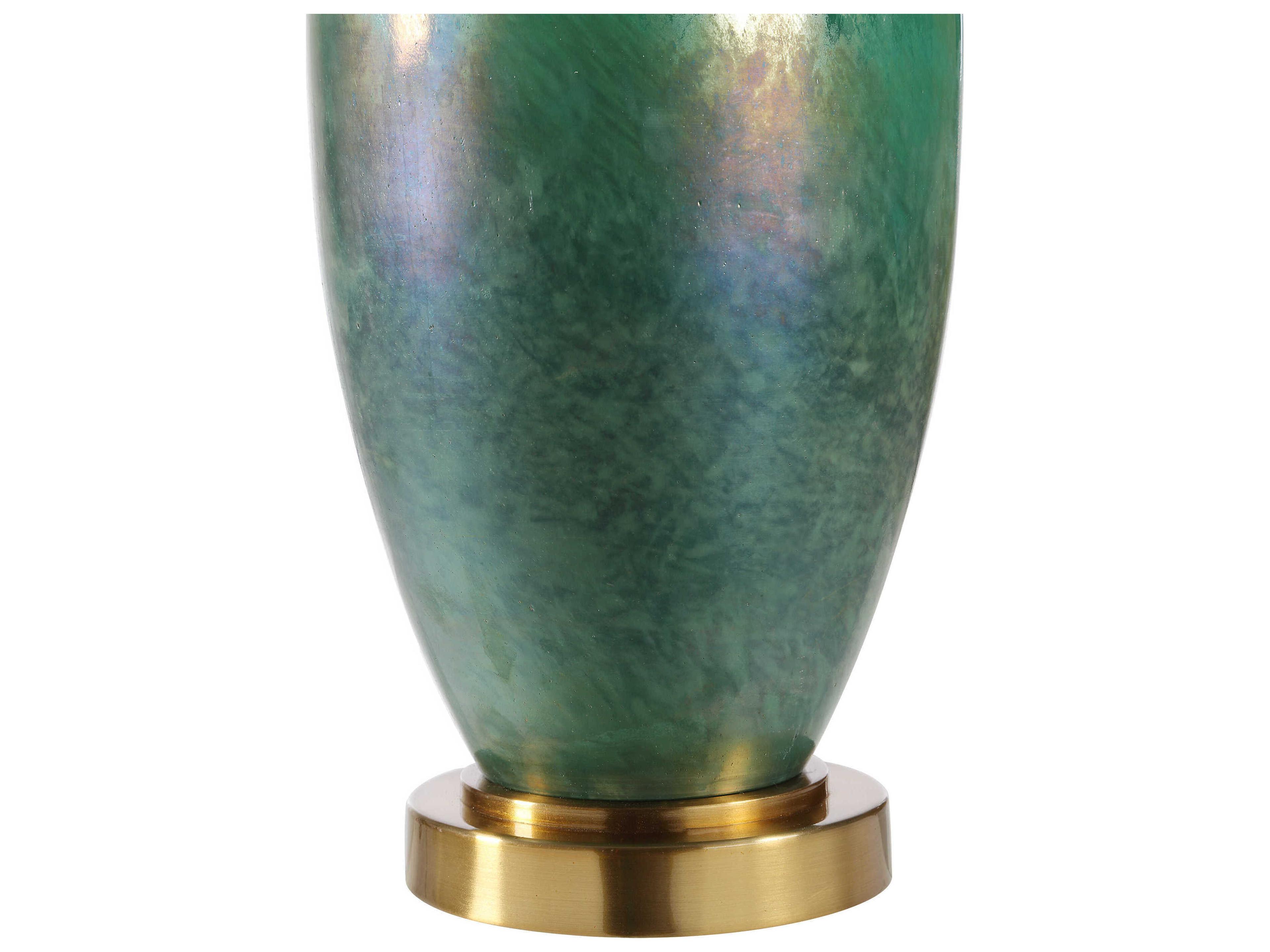 Renwil Wave Green Buffet Lamp