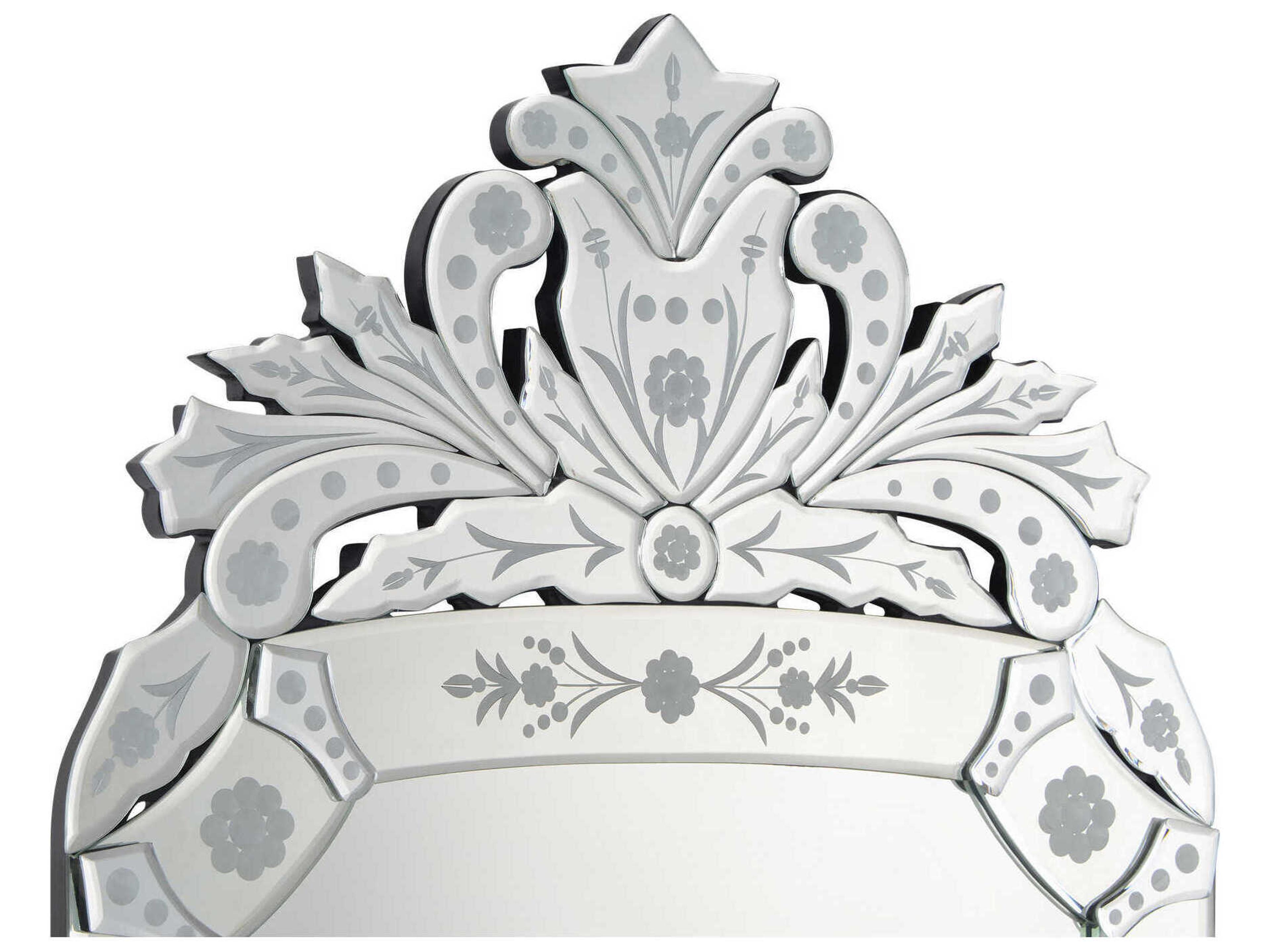 Renwil Venetian Etched Rectangular Wall Mirror