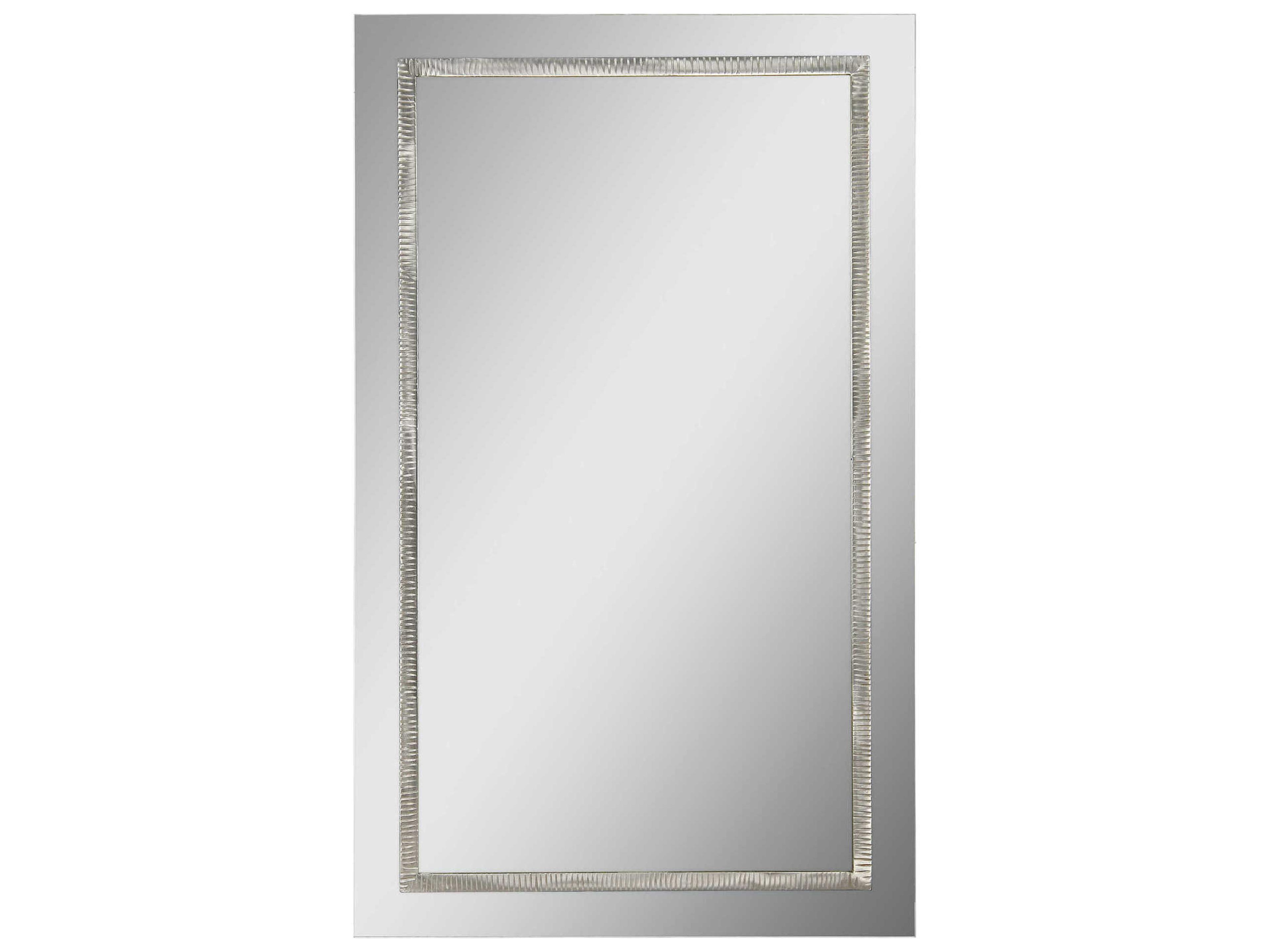 Stanton Satin Nickel Rectangular Wall Mirror