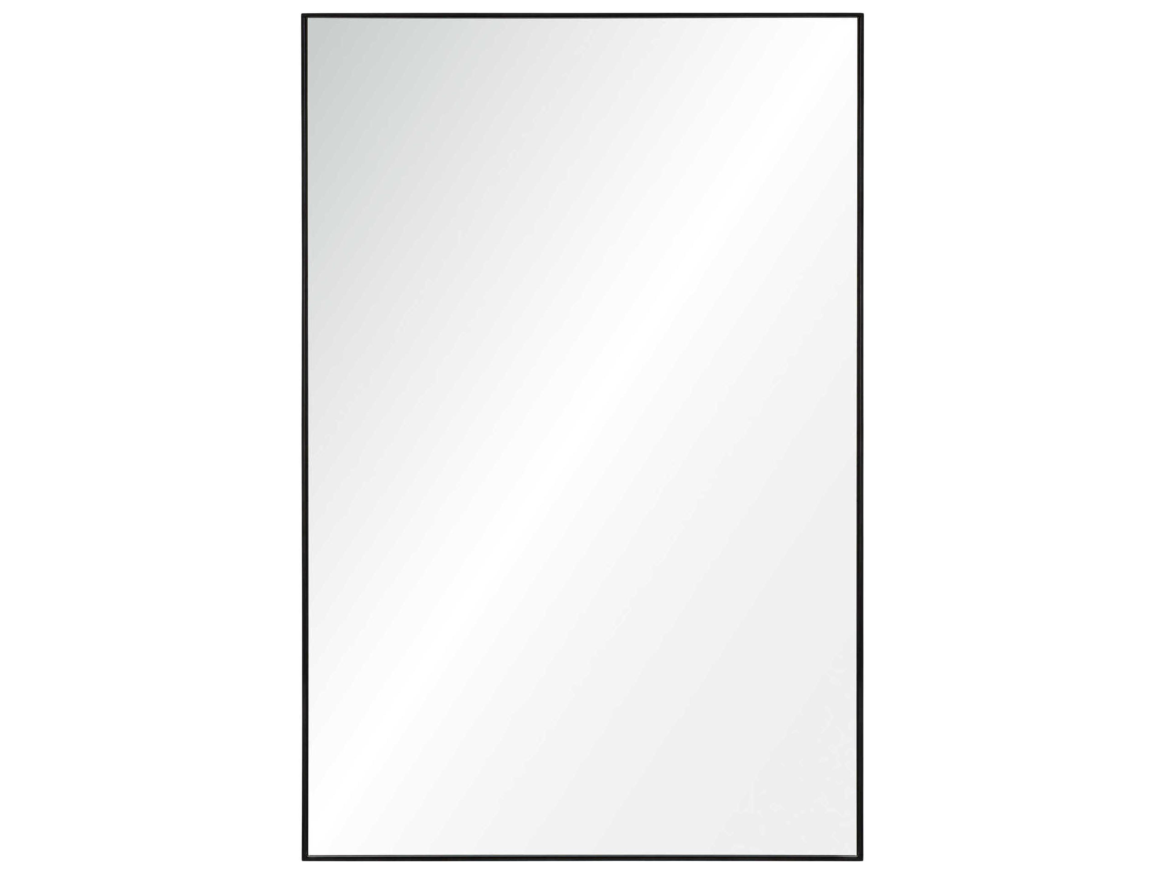 Vale Charcoal Grey Rectangular Wall Mirror