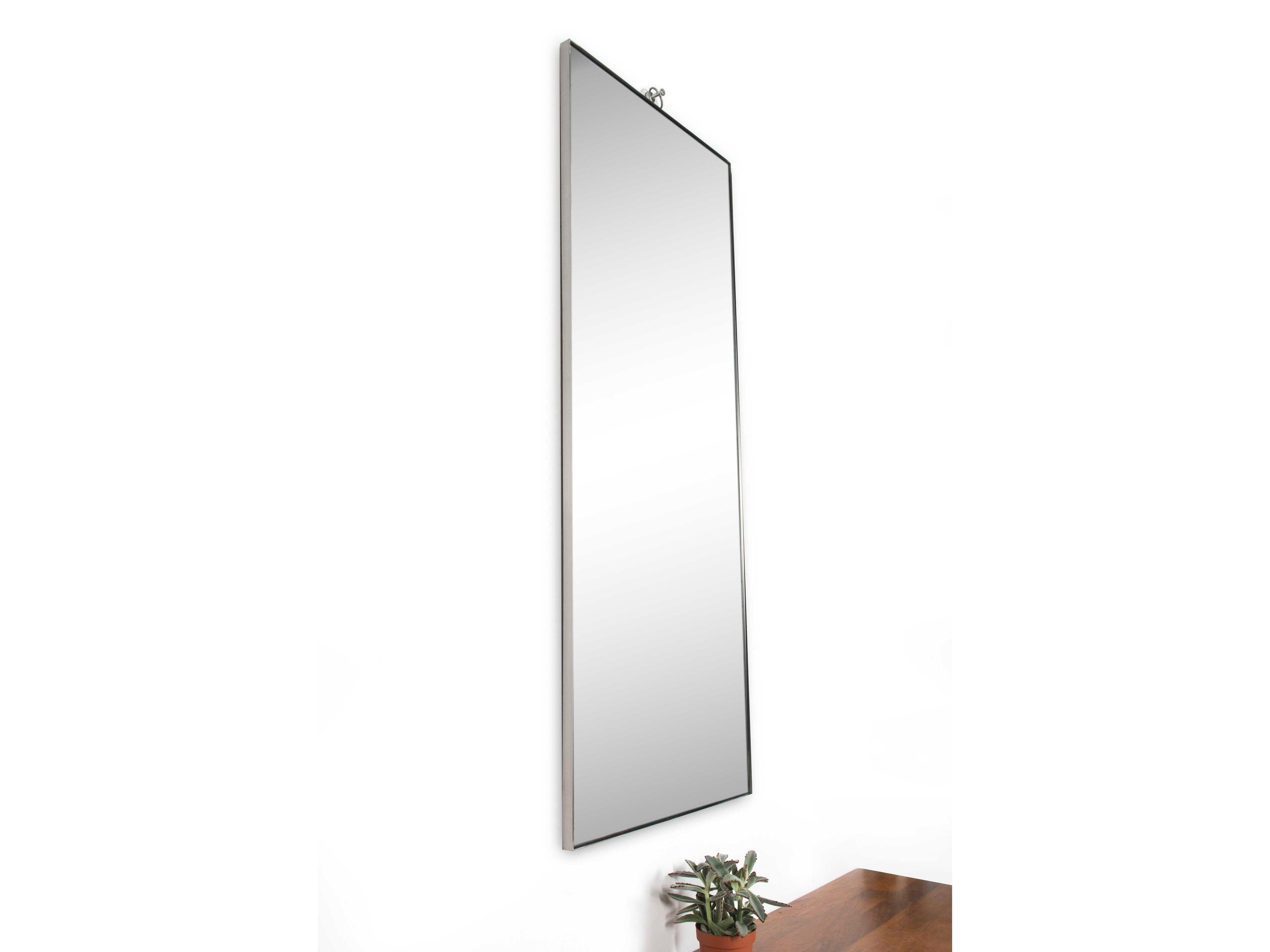 Renwil Filbert Stainless Steel Rectangular Wall Mirror