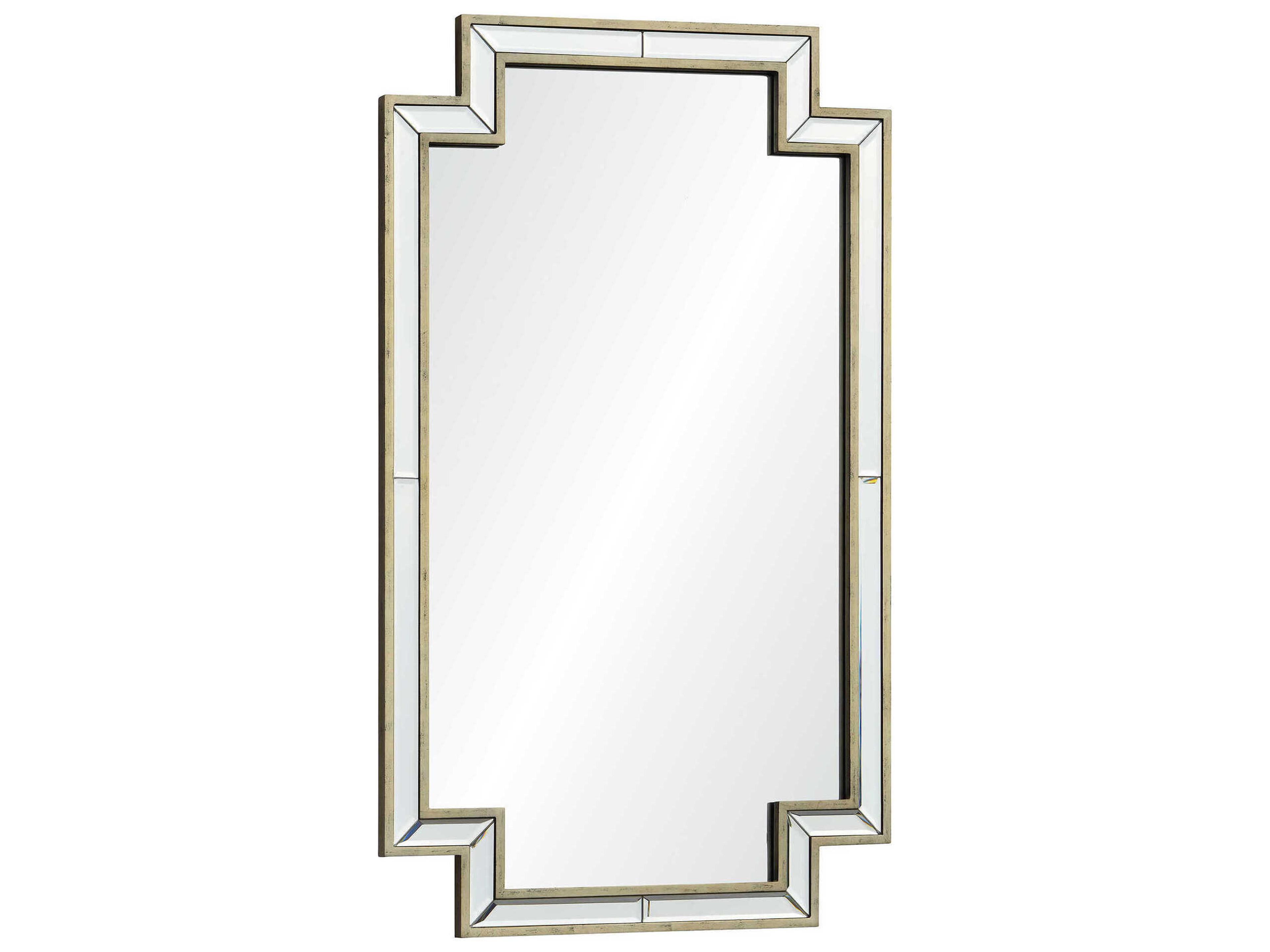 Renwil Raton Champagne Silver Rectangular Wall Mirror