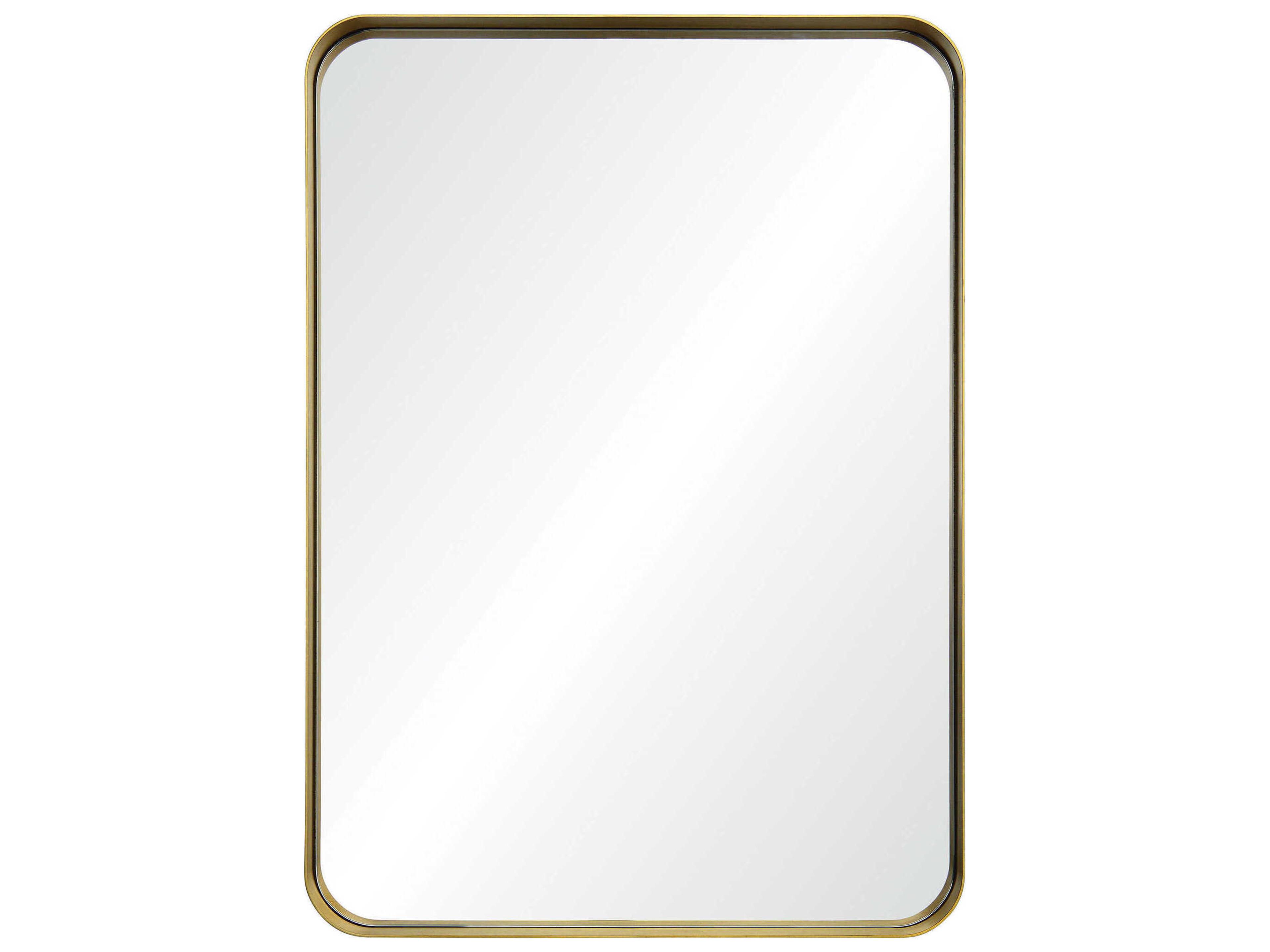 Barton Gold Foil Rectangular Wall Mirror
