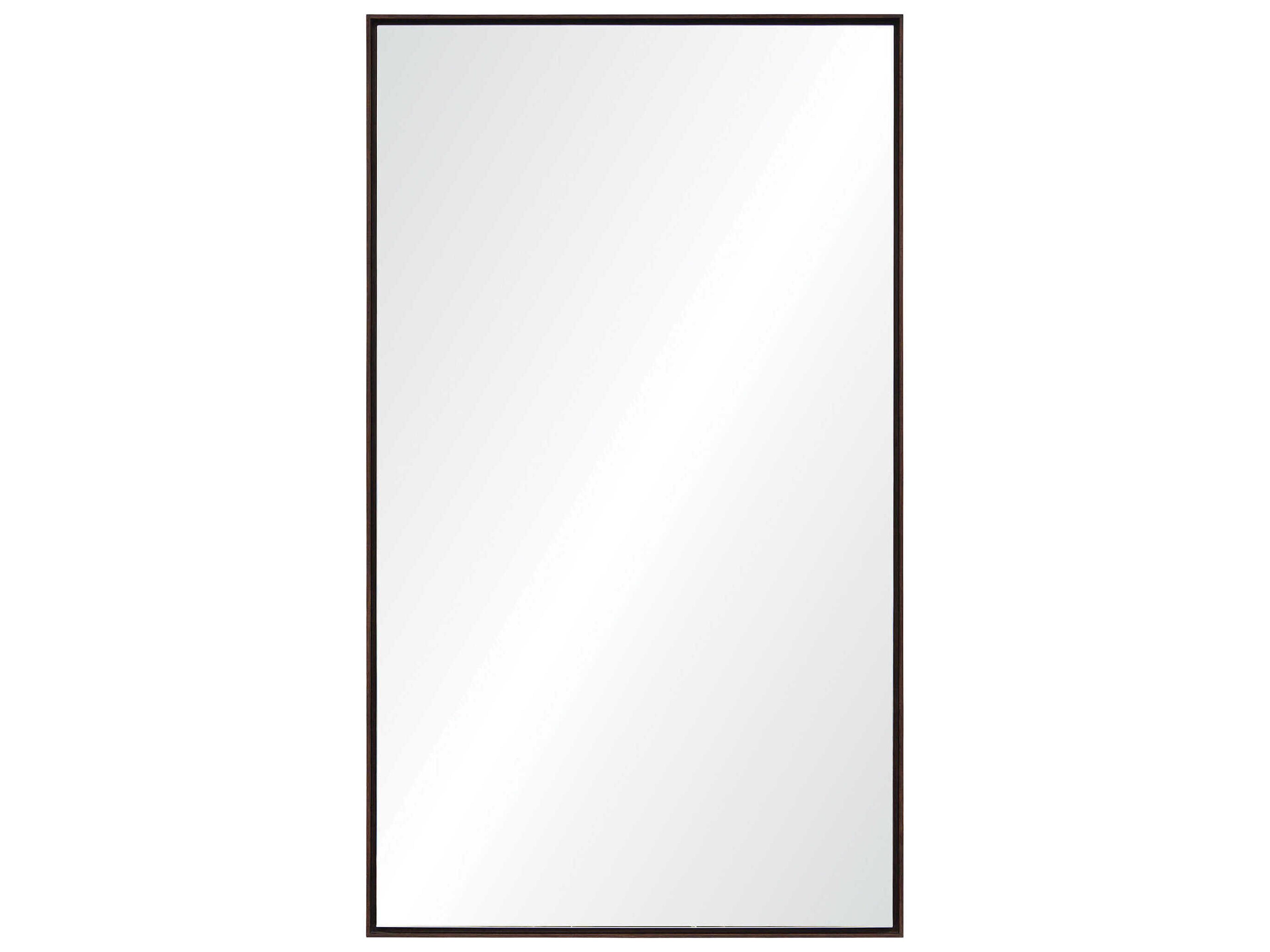 Anjalina Dark Chestnut Rectangular Floor Mirror