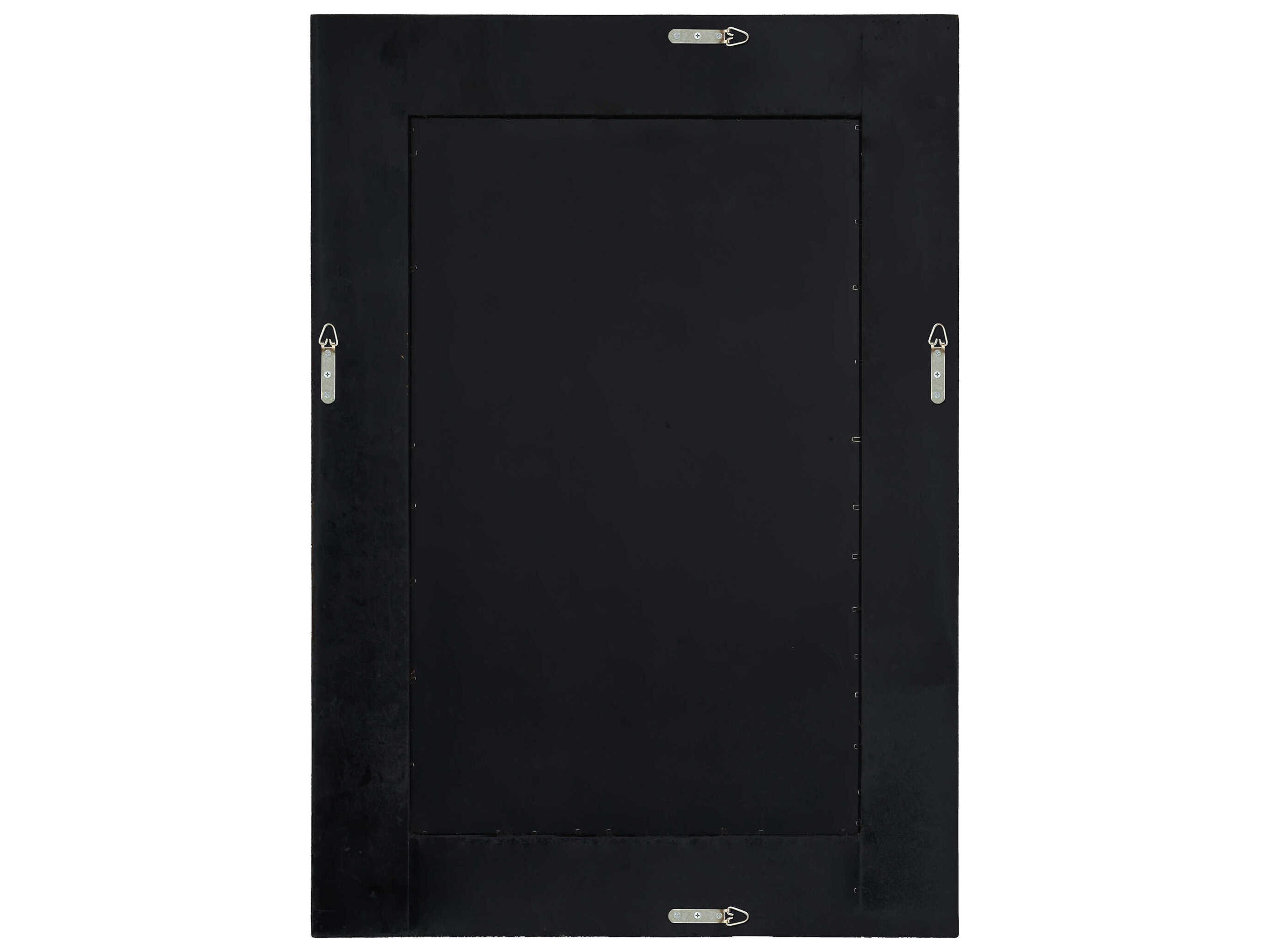 Renwil Madden Dark Brown Rectangular Wall Mirror