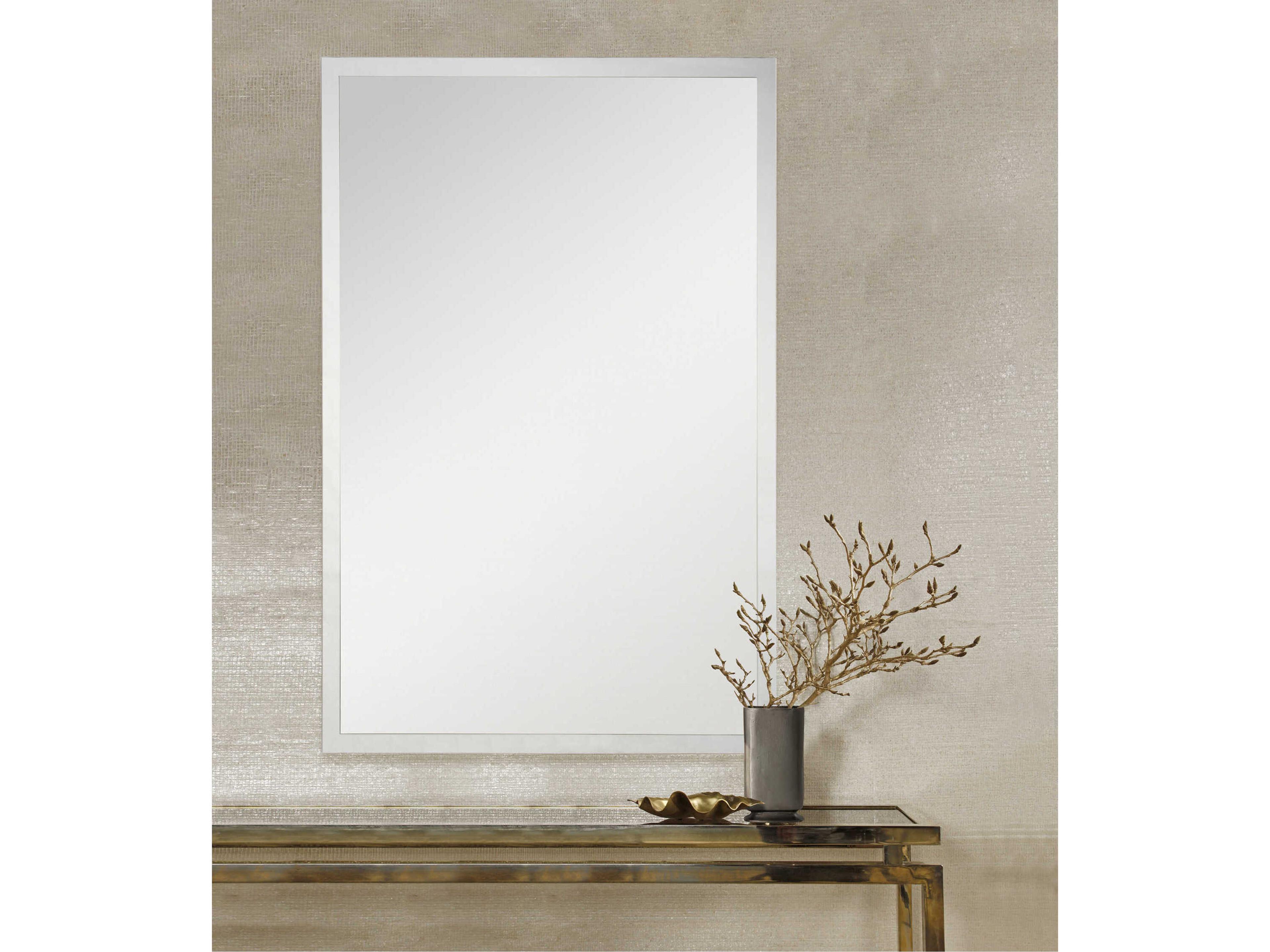 Renwil Asset Clear Rectangular Wall Mirror