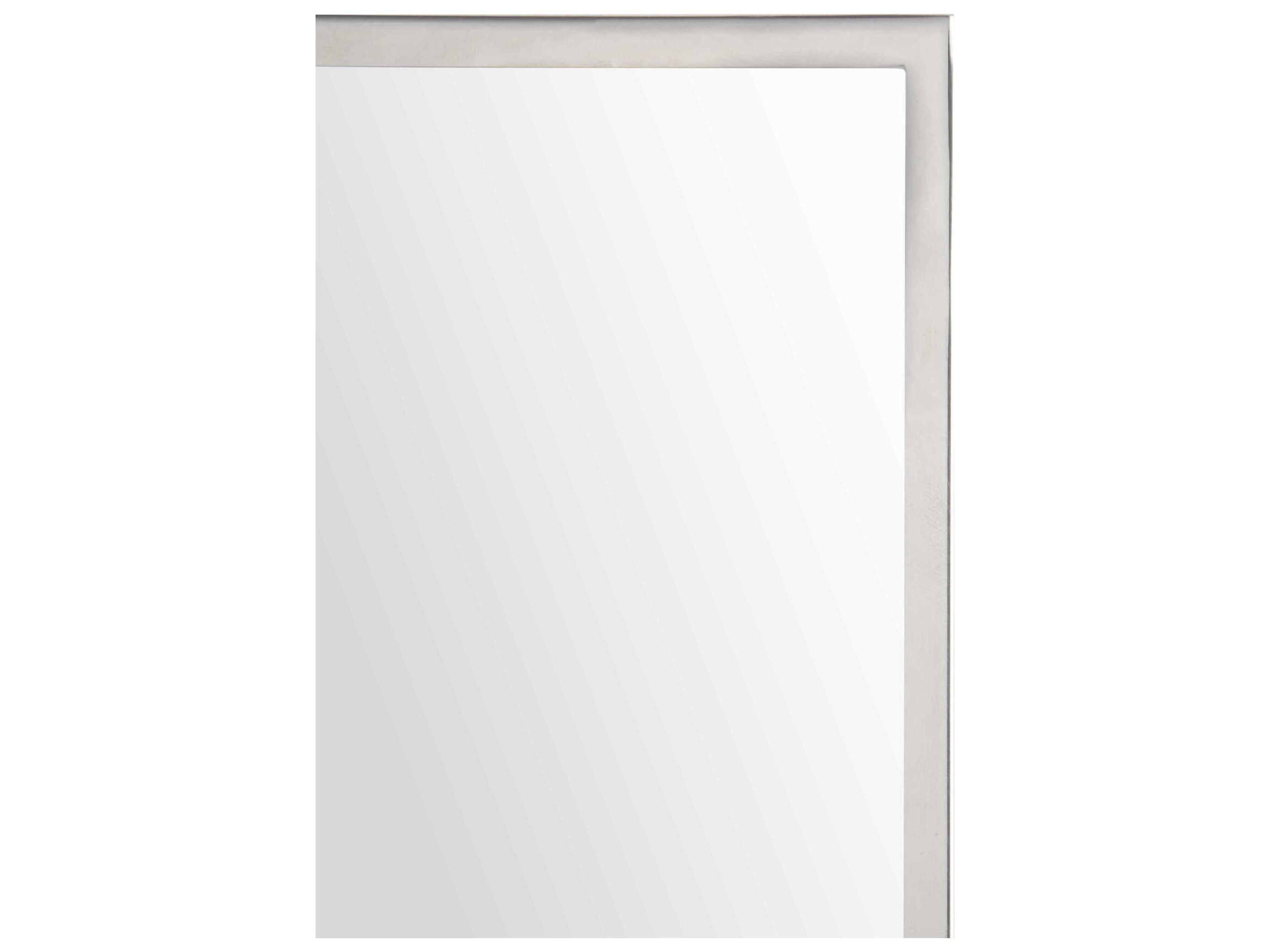 Renwil Carmelle Grey Rectangular Wall Mirror