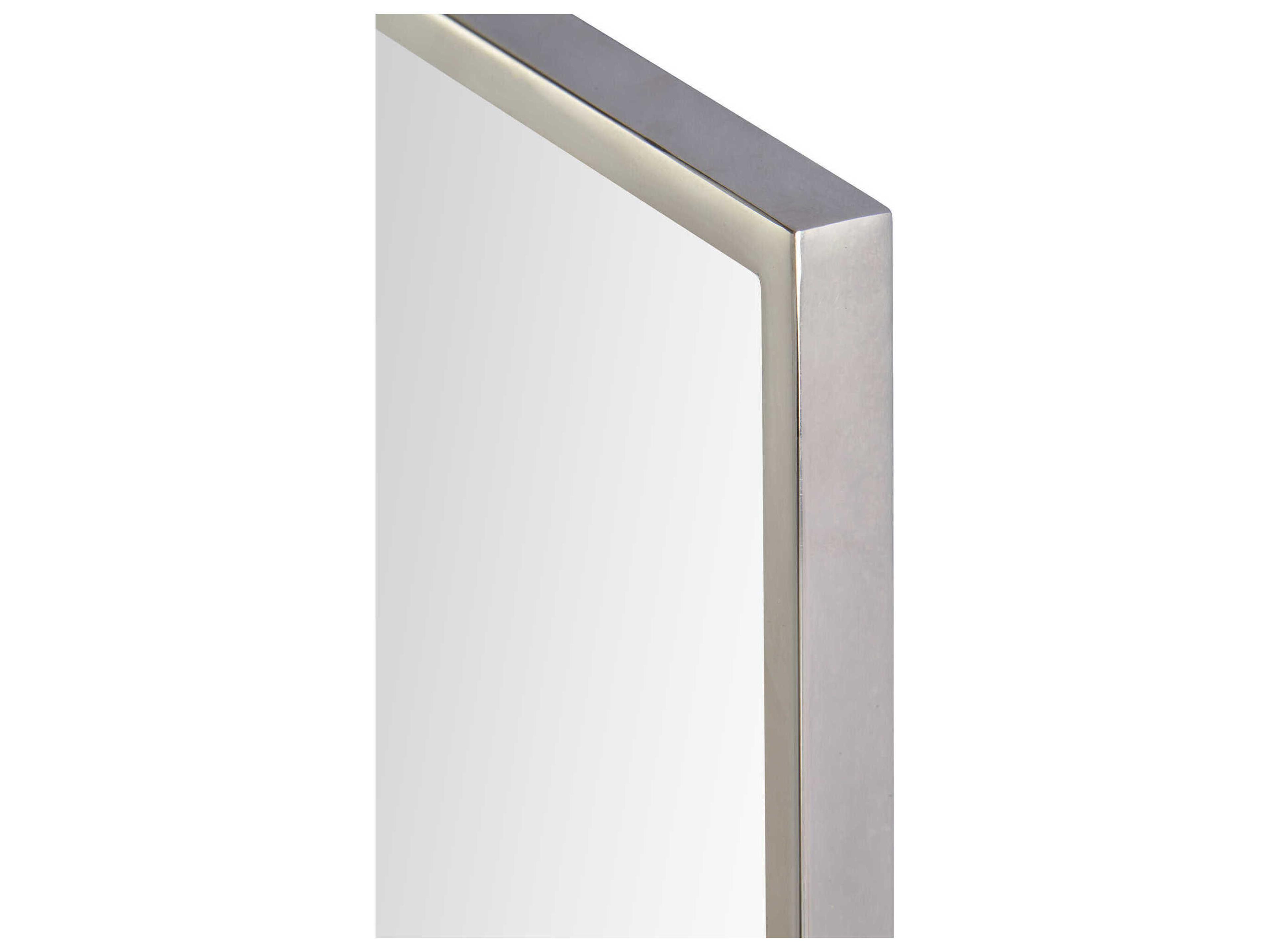 Renwil Carmelle Grey Rectangular Wall Mirror