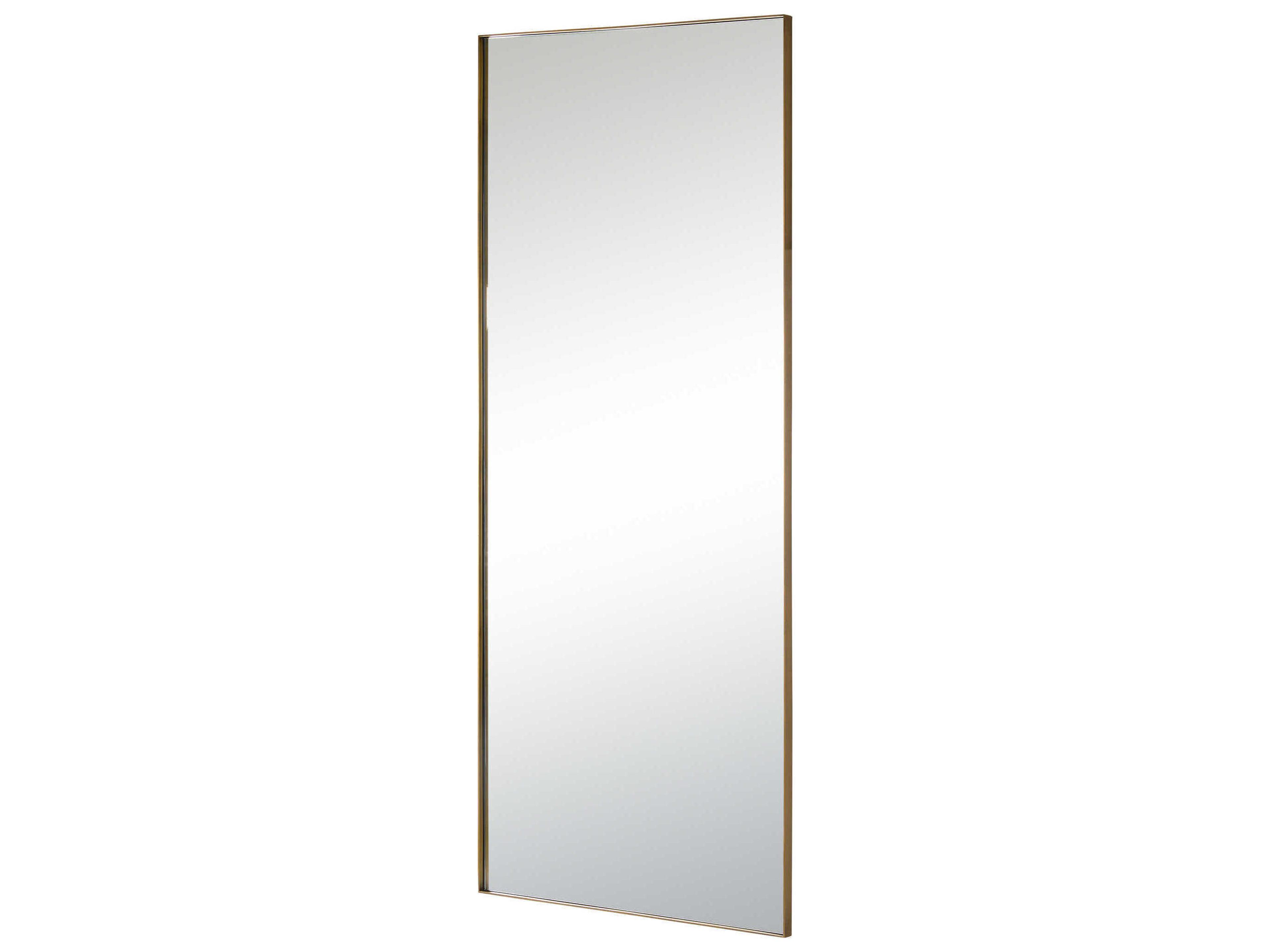 Renwil Northern Antique Brass Rectangular Wall Mirror