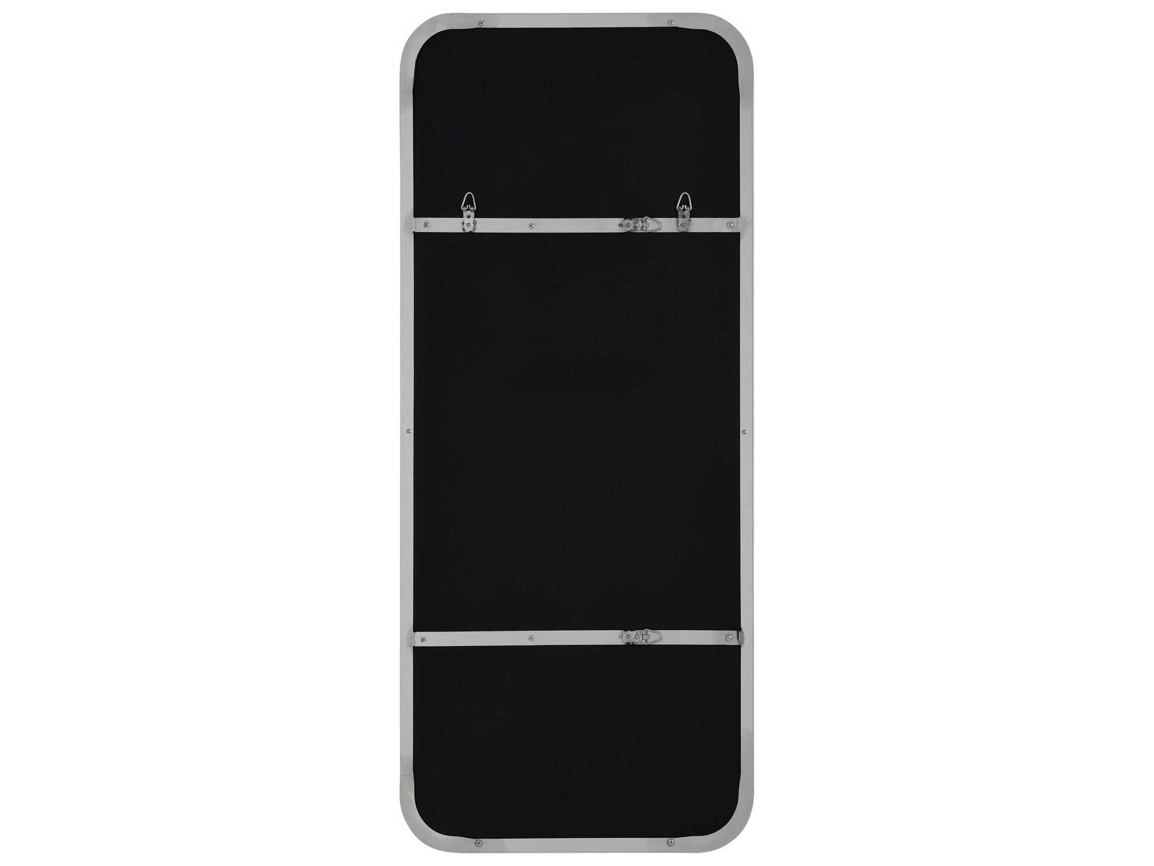 Renwil Delphinus Satin Nickel Rectangular Wall Mirror