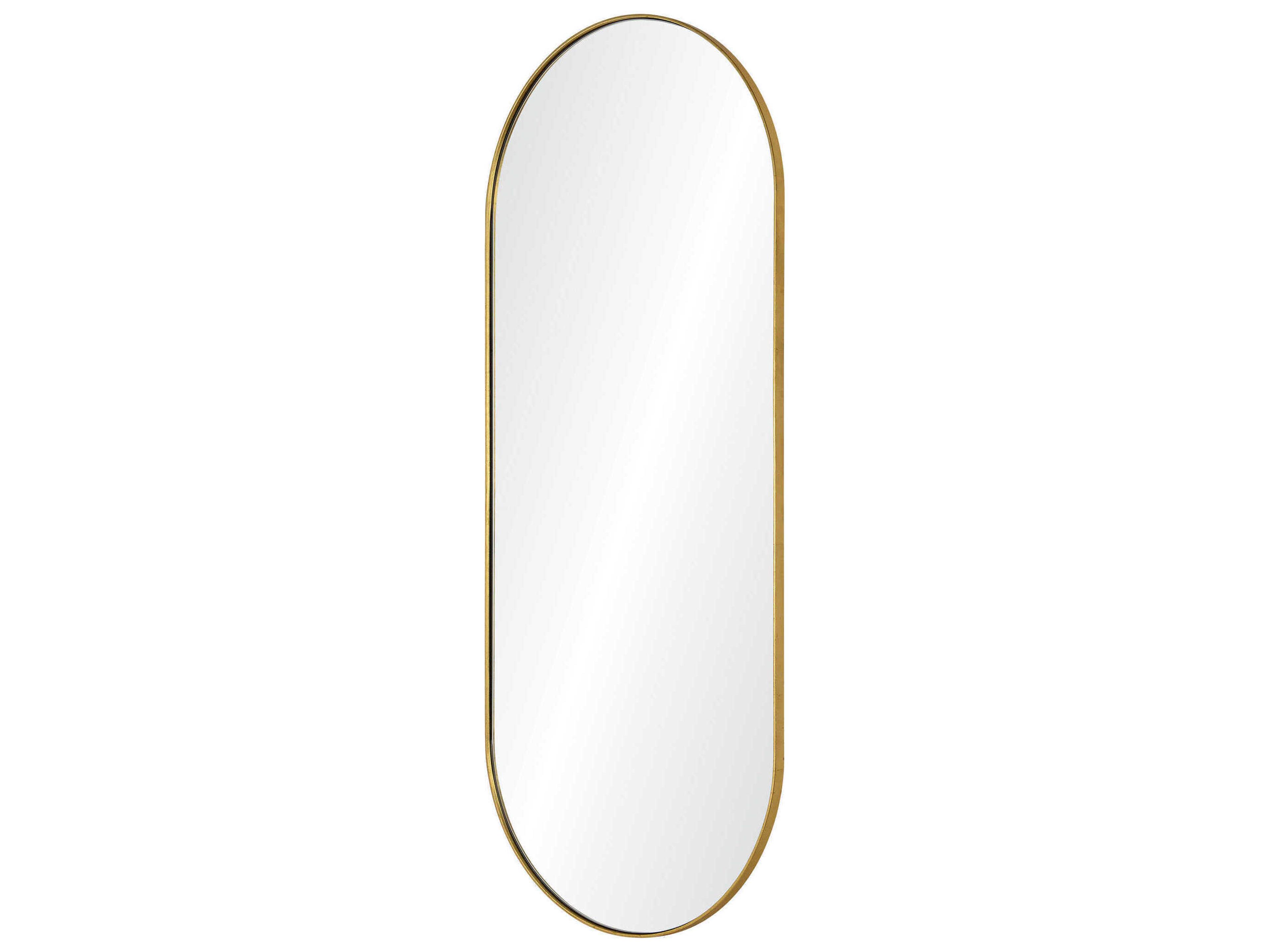 Renwil Marius Gold Leaf Oval Wall Mirror