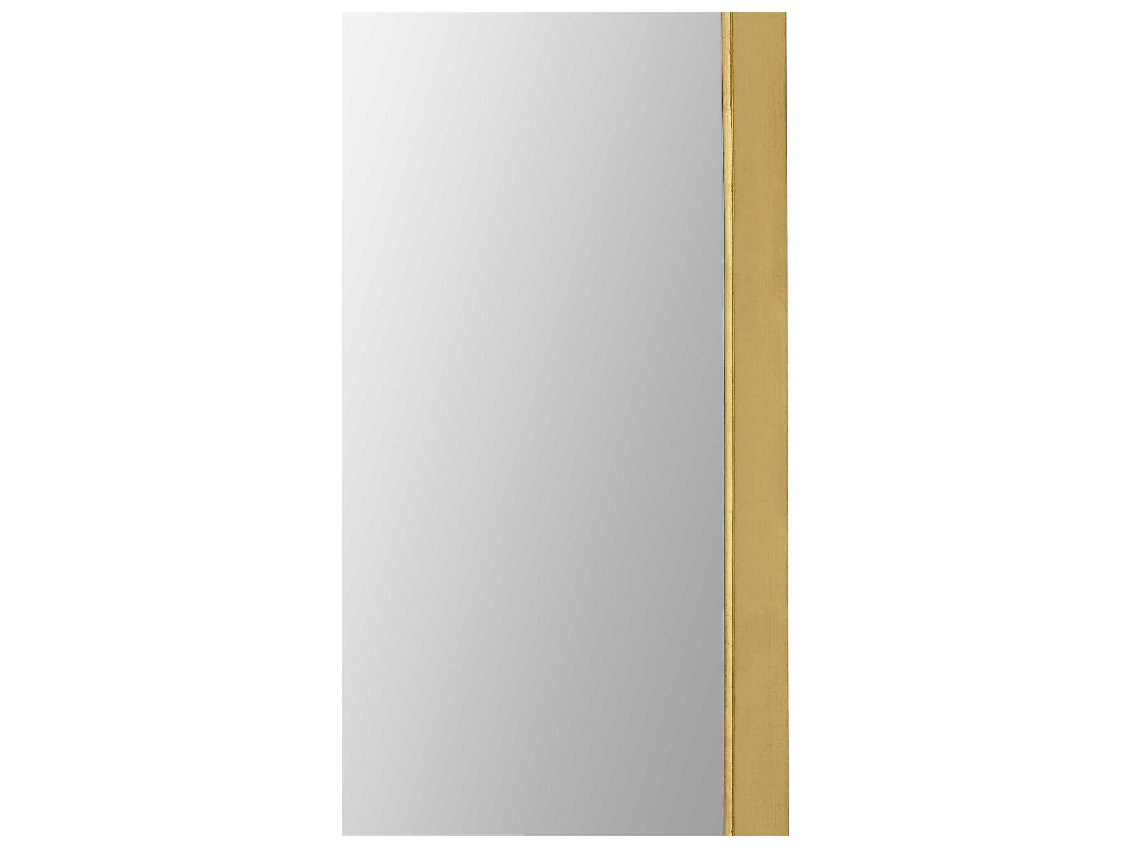 Renwil Marius Gold Leaf Oval Wall Mirror